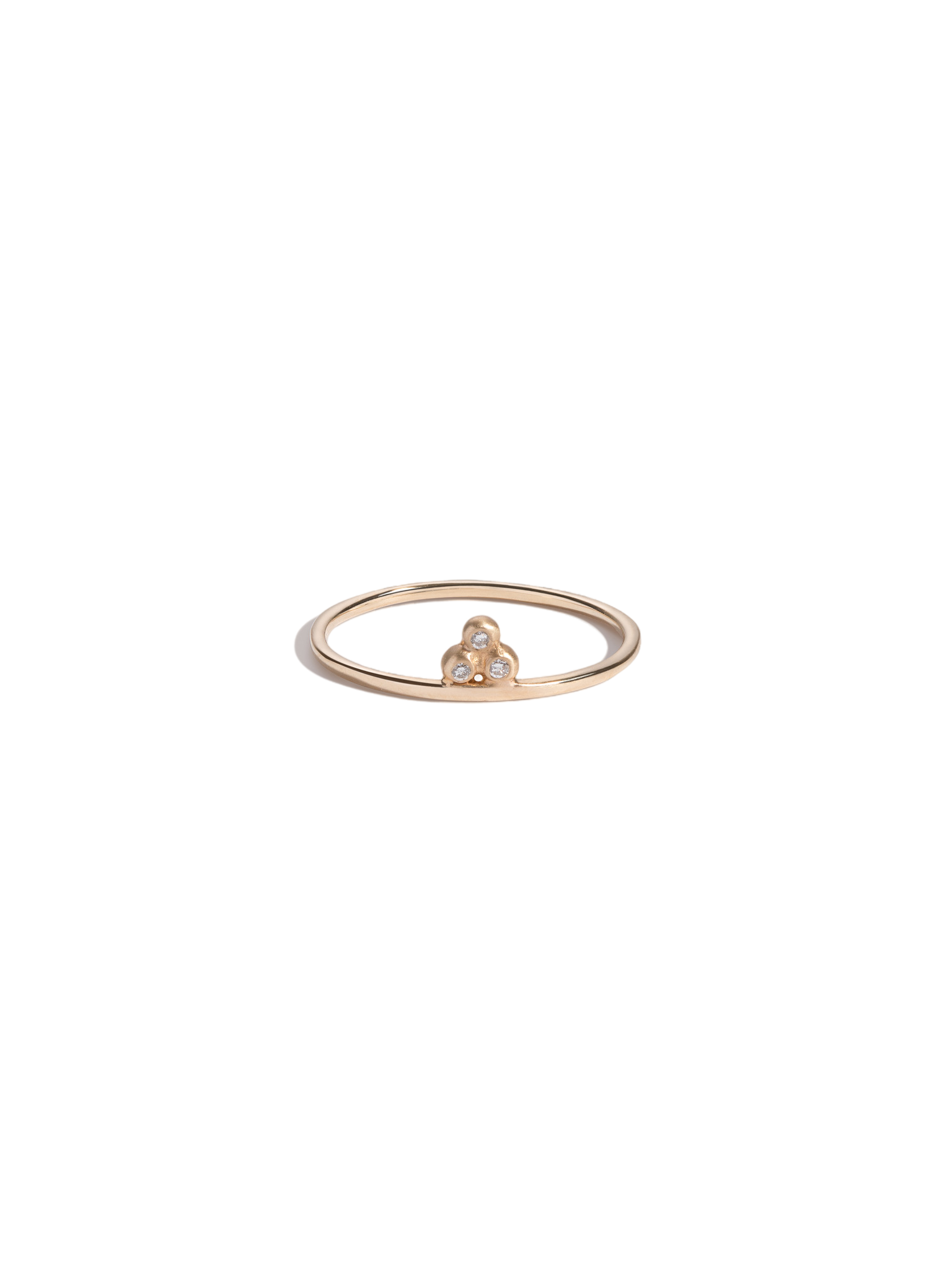 3 granule diamond ring