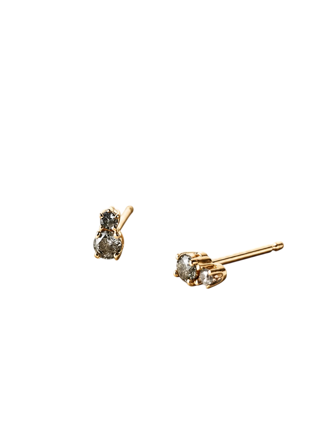 Duet diamond studs