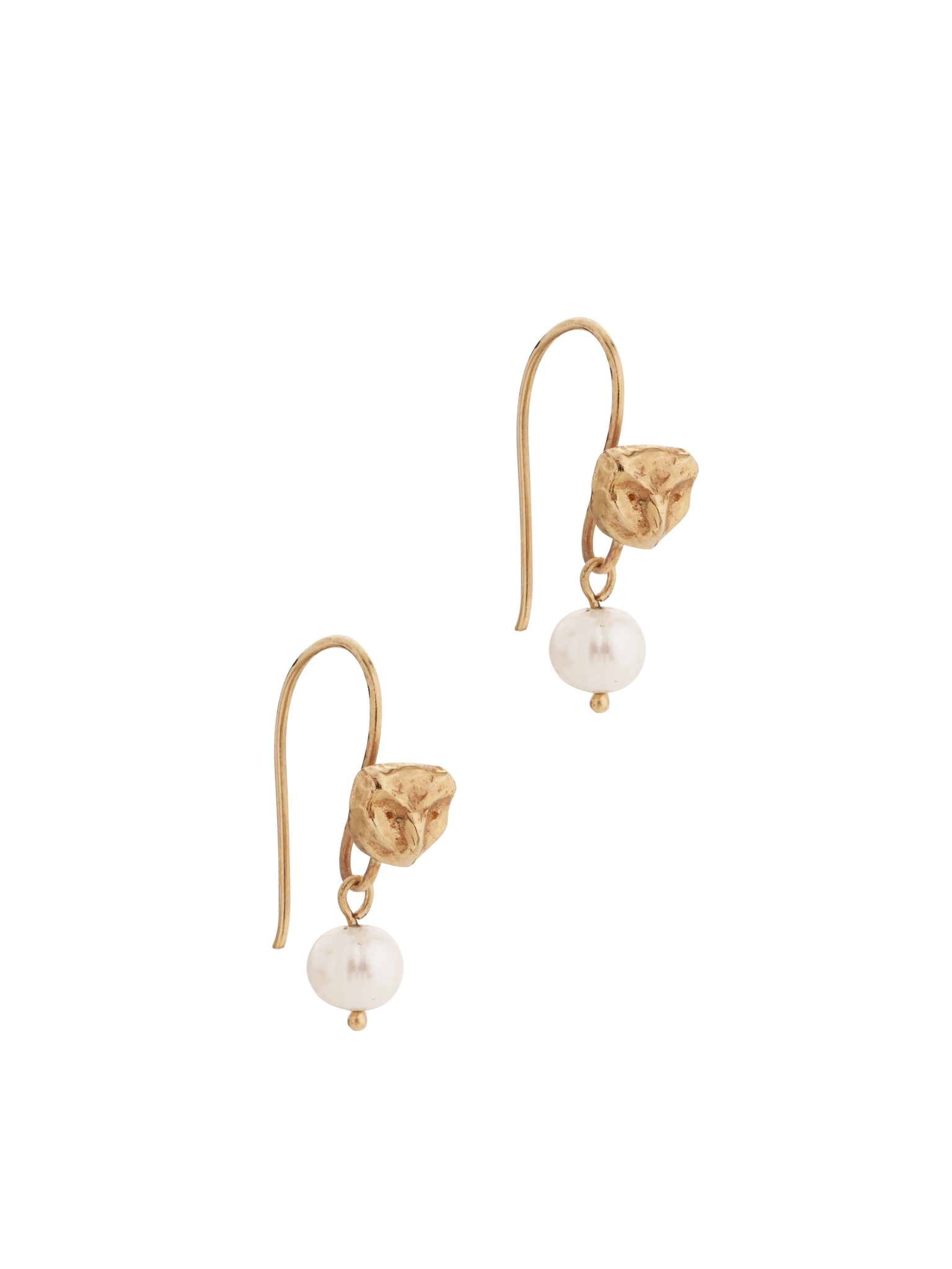 Athena owl swapper earrings, 9ct gold