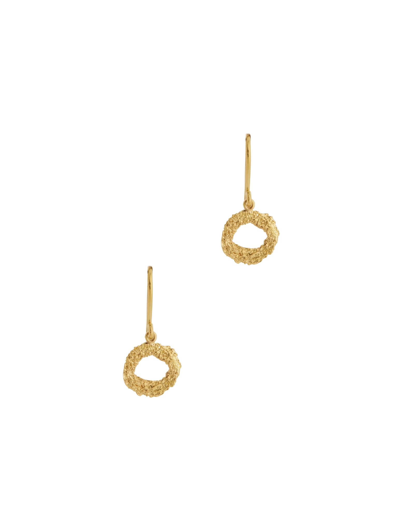 Mati single drop earrings