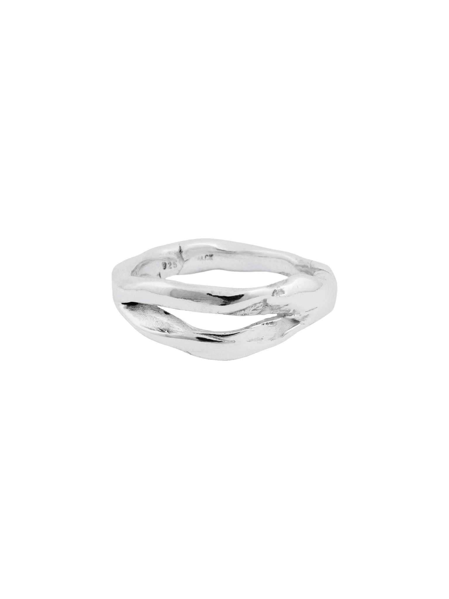 Sculptured split ring