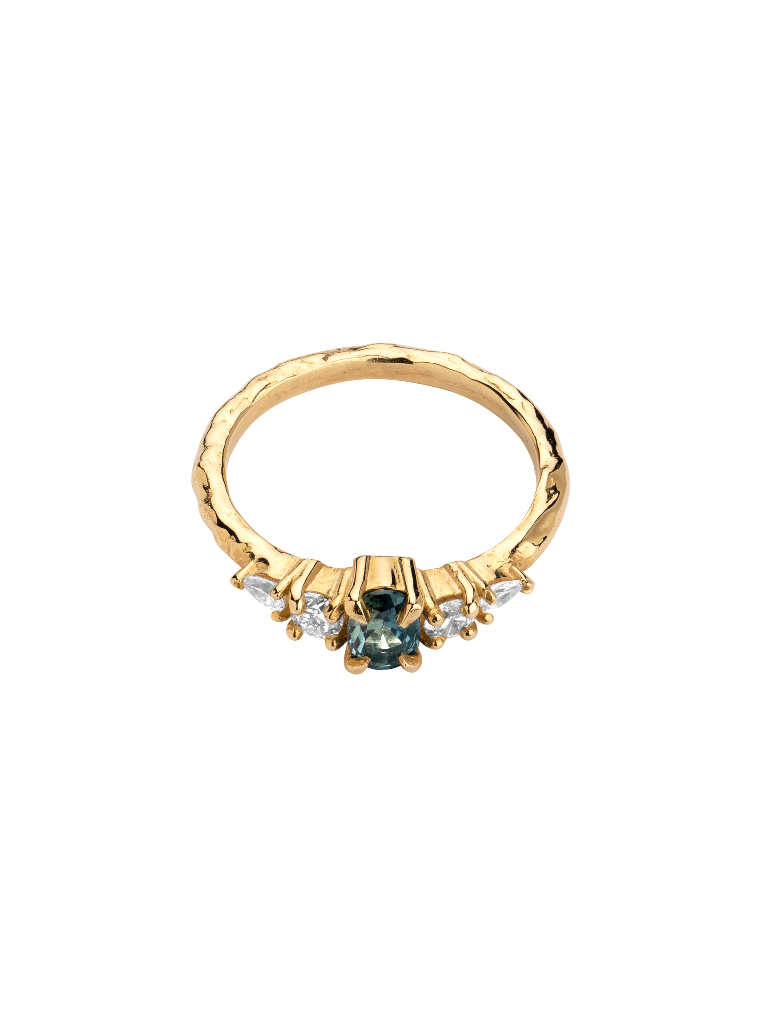 Gianna sapphire & diamond engagement ring