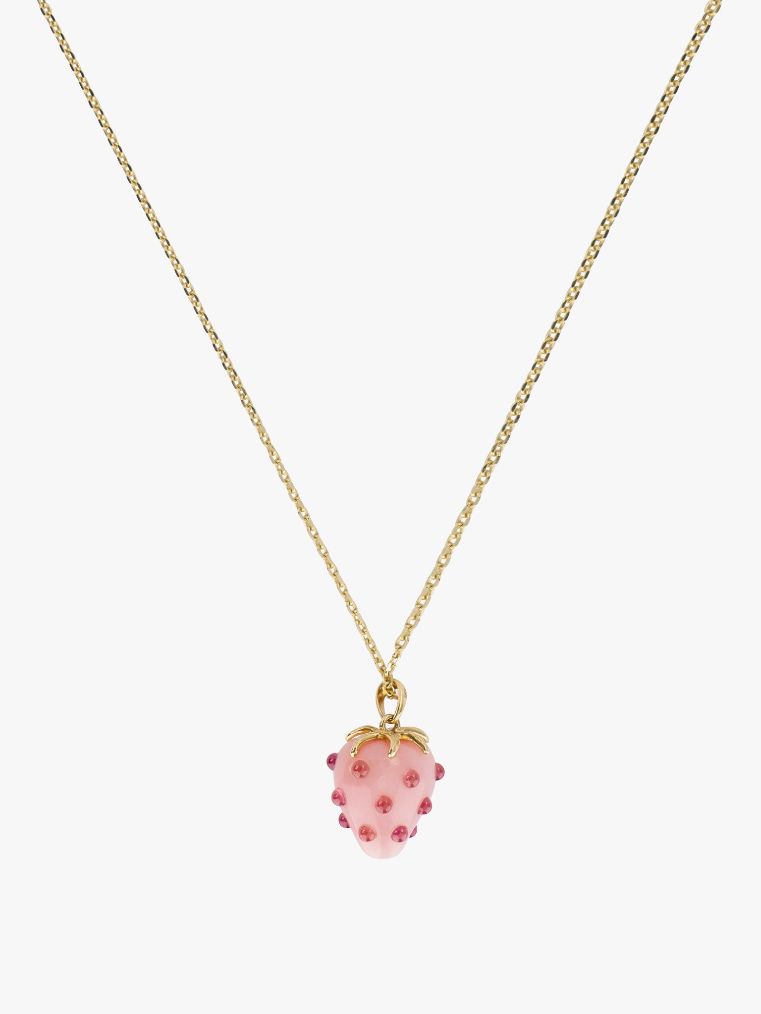 Strawberry opal pendant