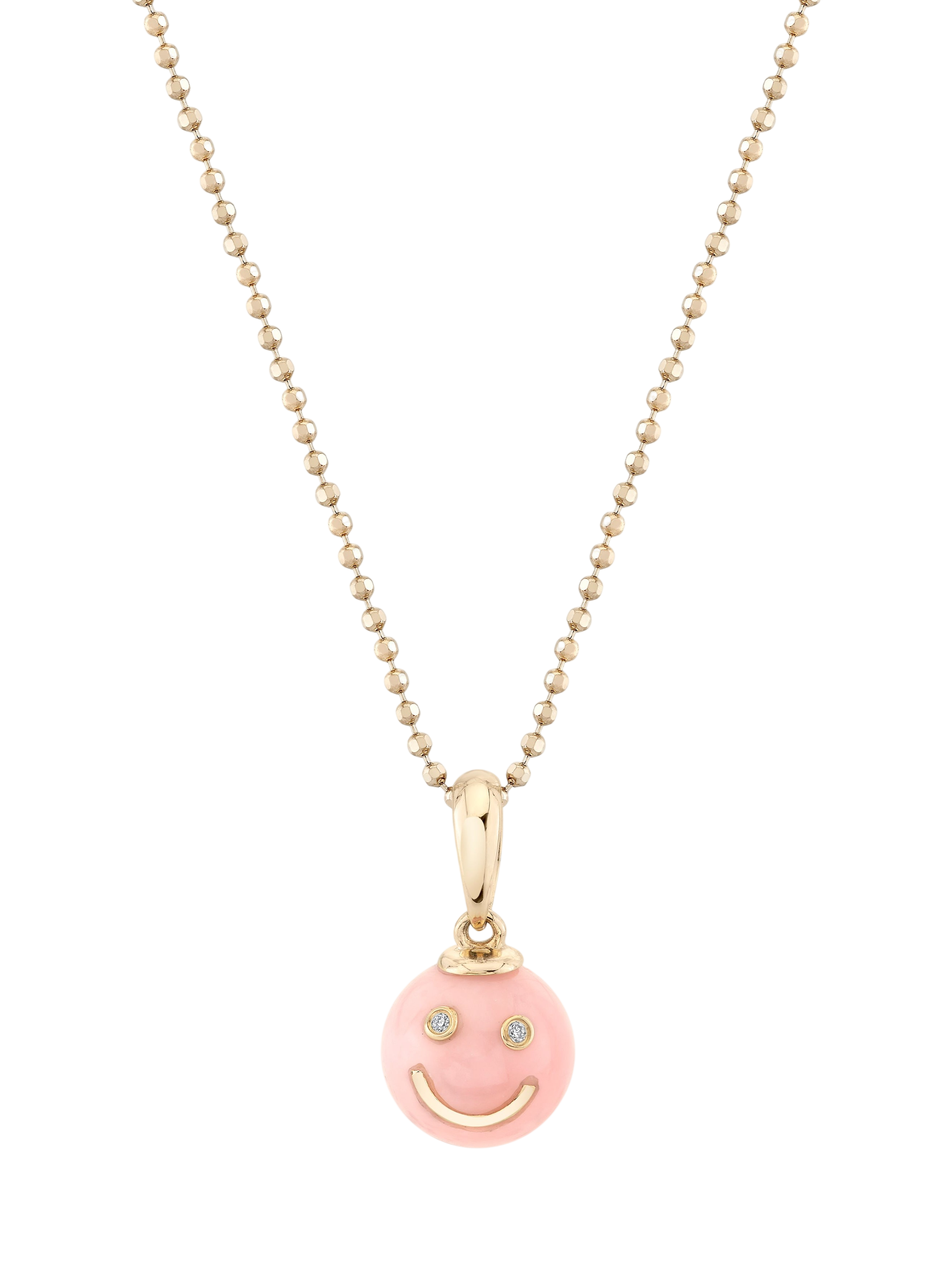 Opal Happy Face Pendant