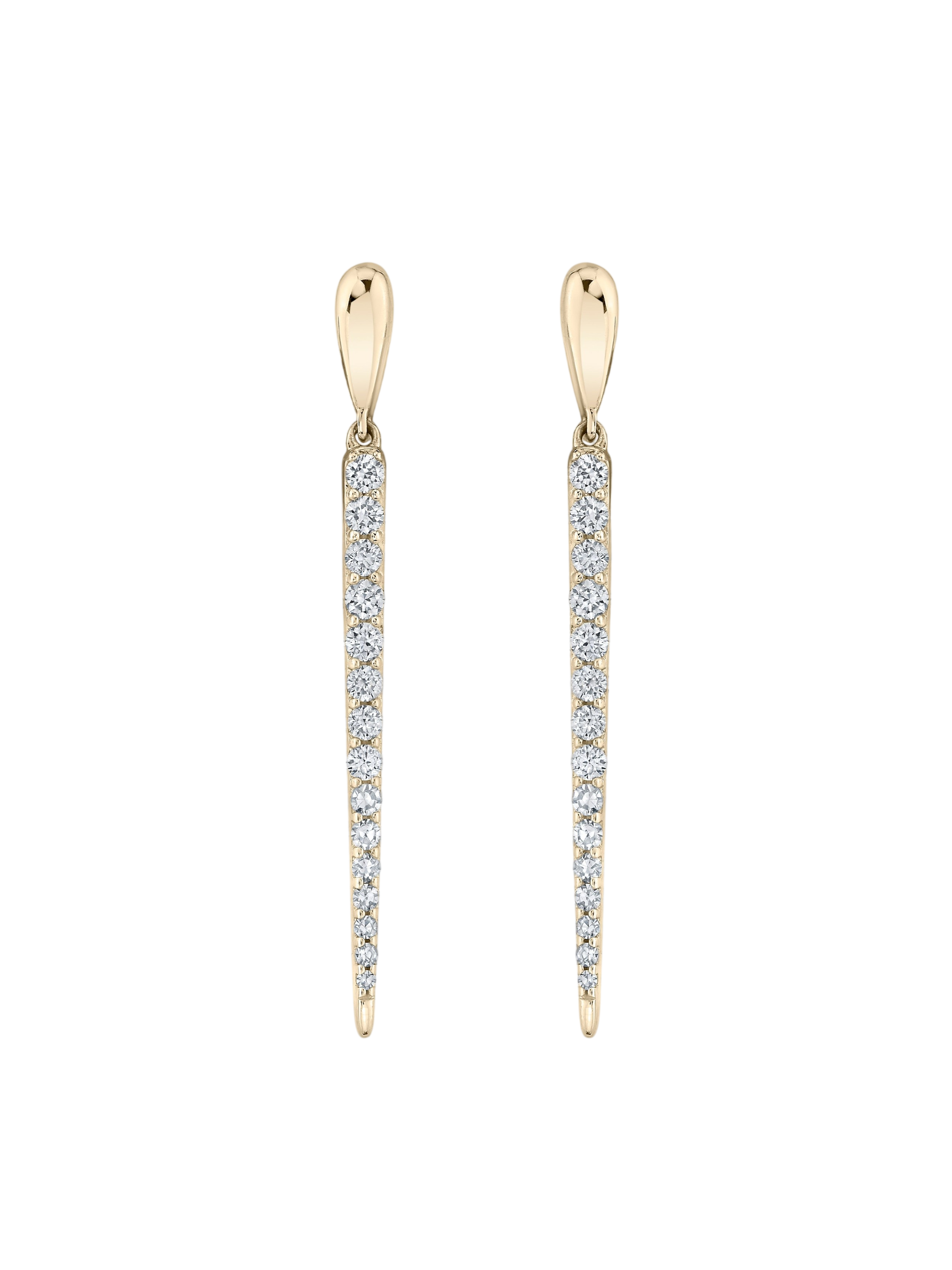 Pavé Tempest Line Earrings