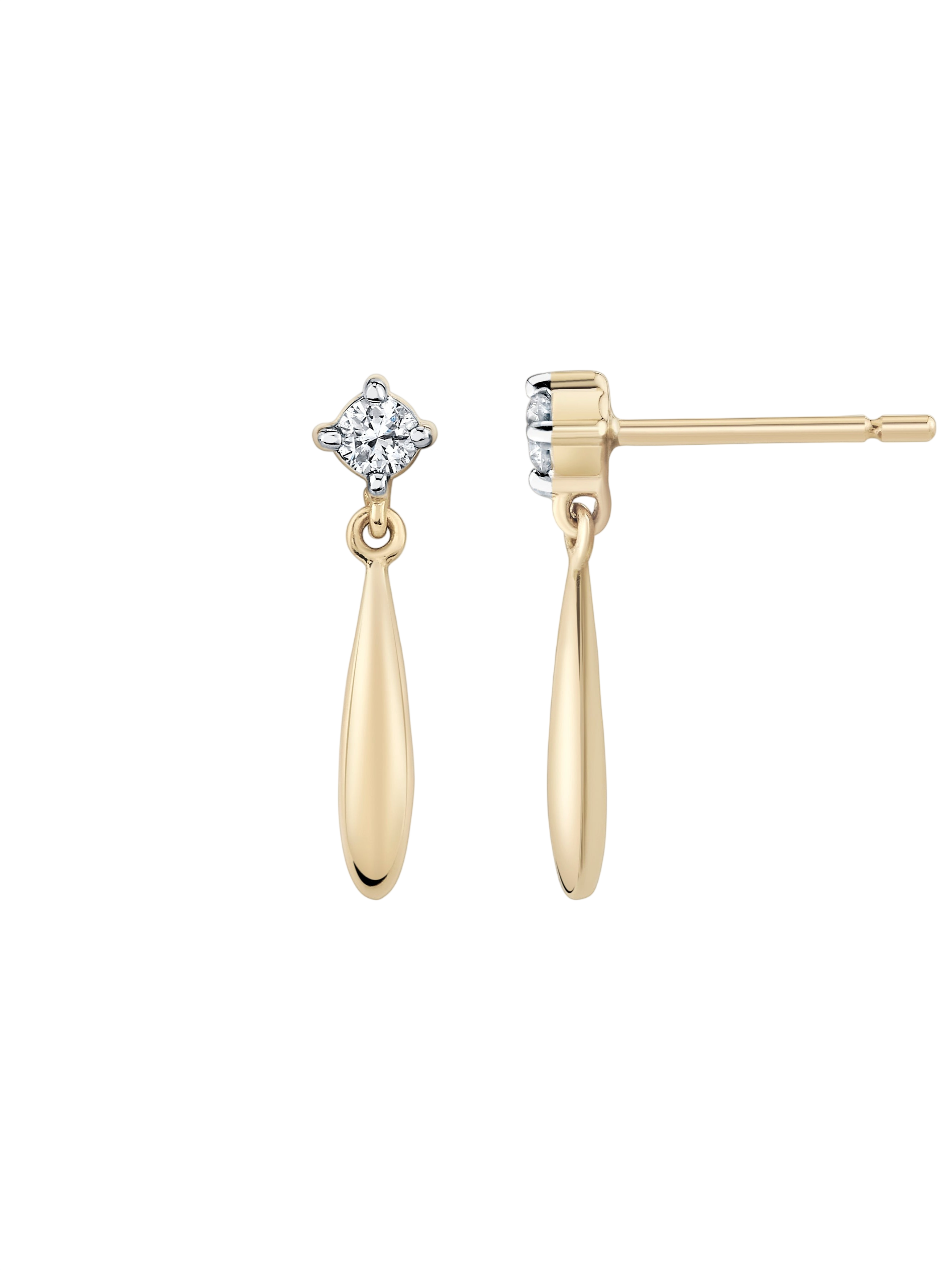 Diamond Tempest Drop Earrings