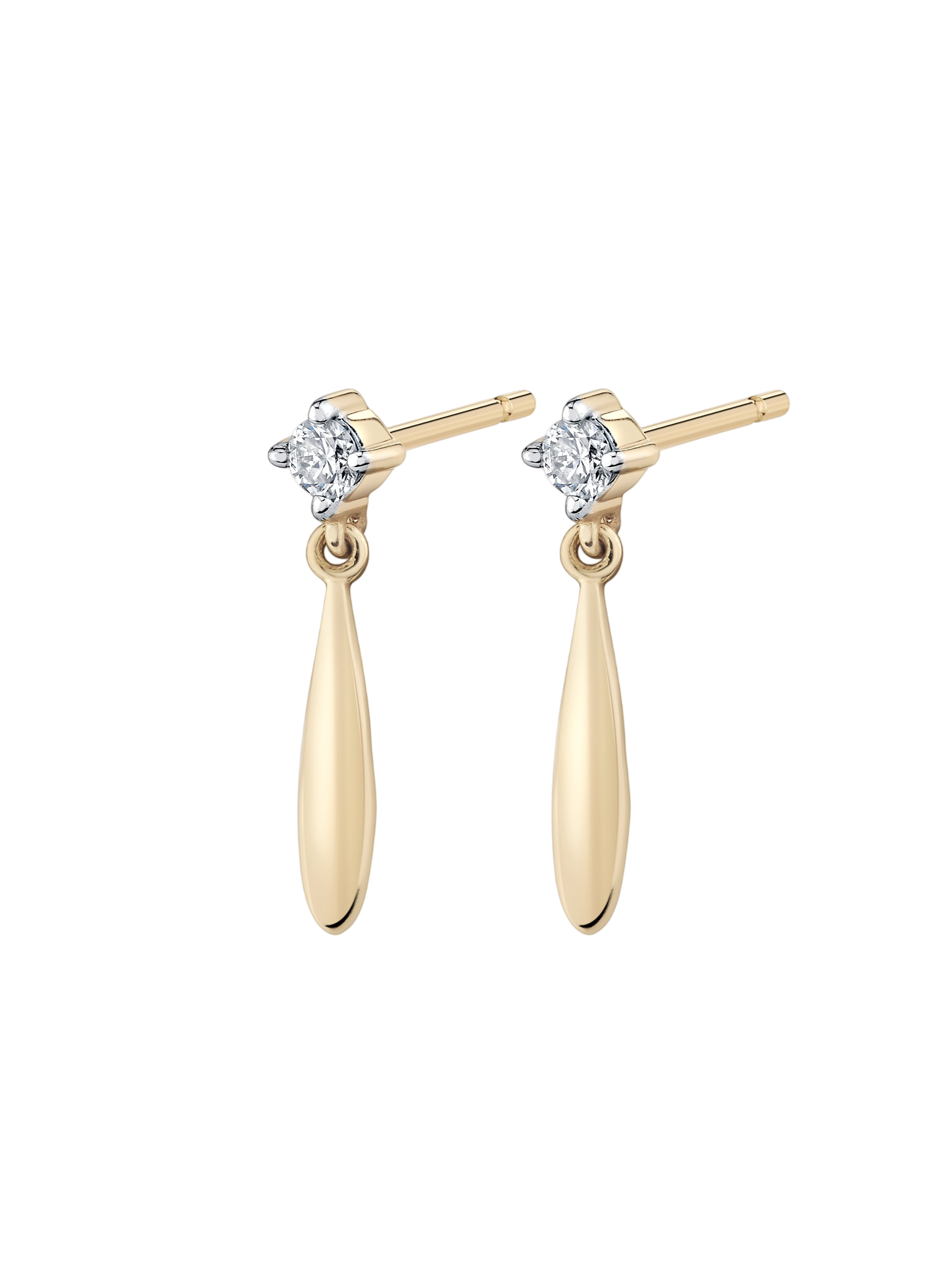 Diamond Tempest Drop Earrings