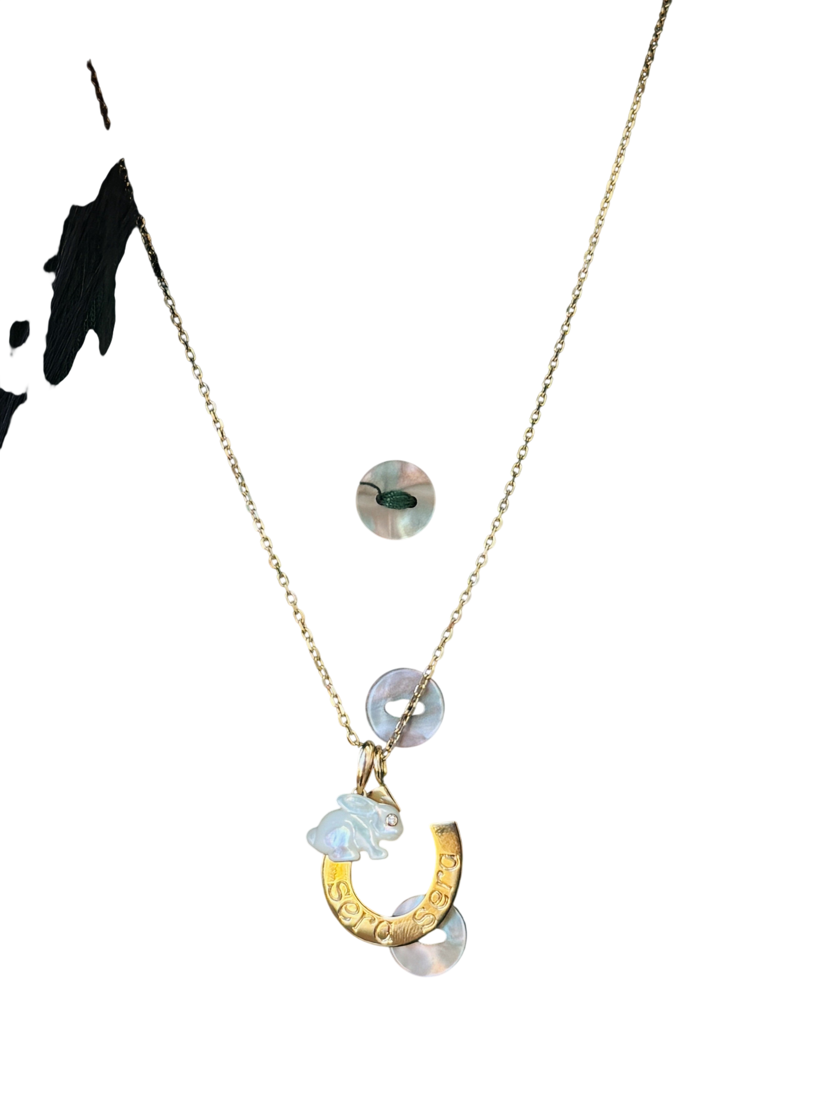 Lucky Horseshoe Signet Pendant
