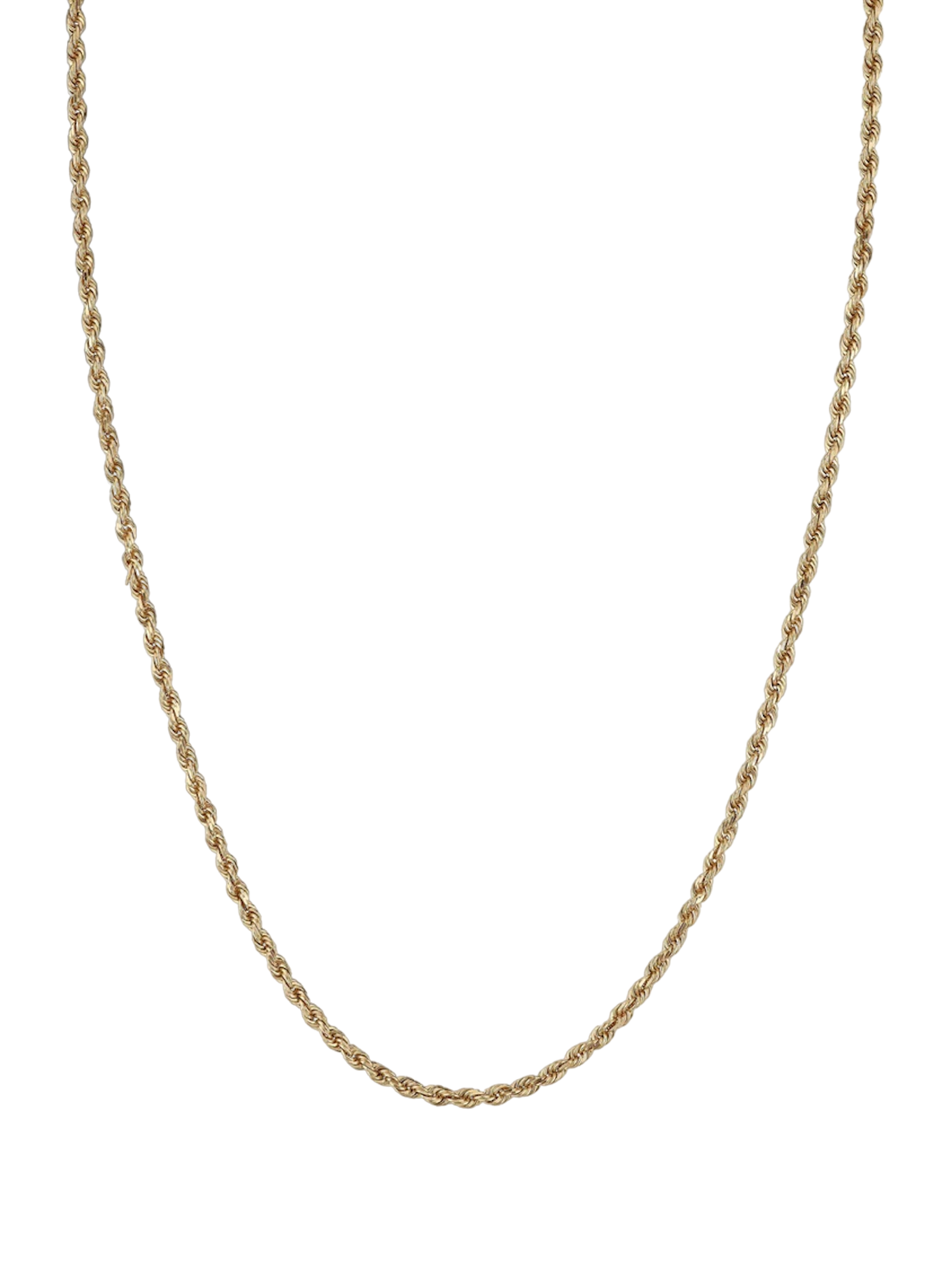 2.5mm Twisted Rope Chain 16"