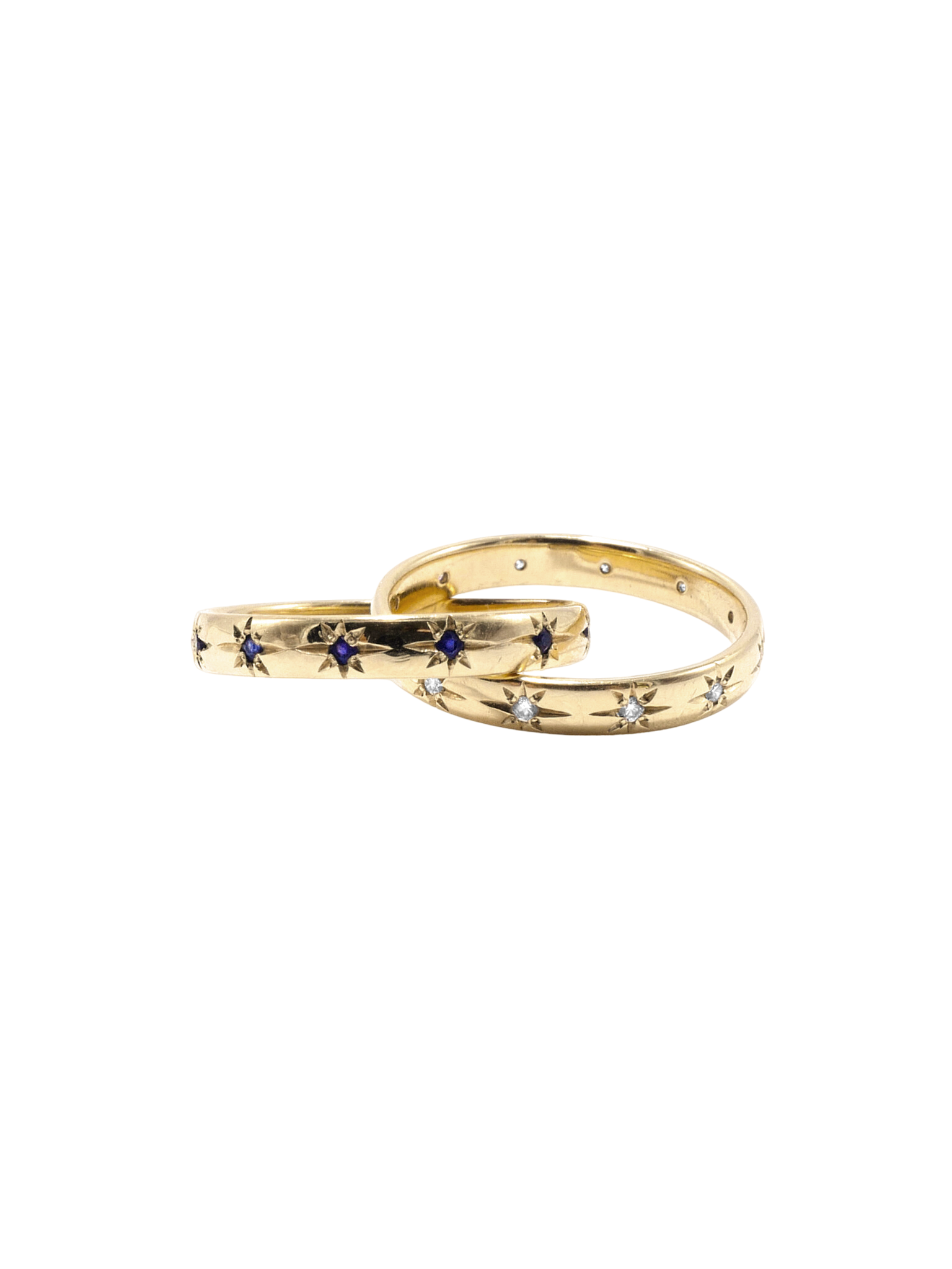 Starry night rolling ring