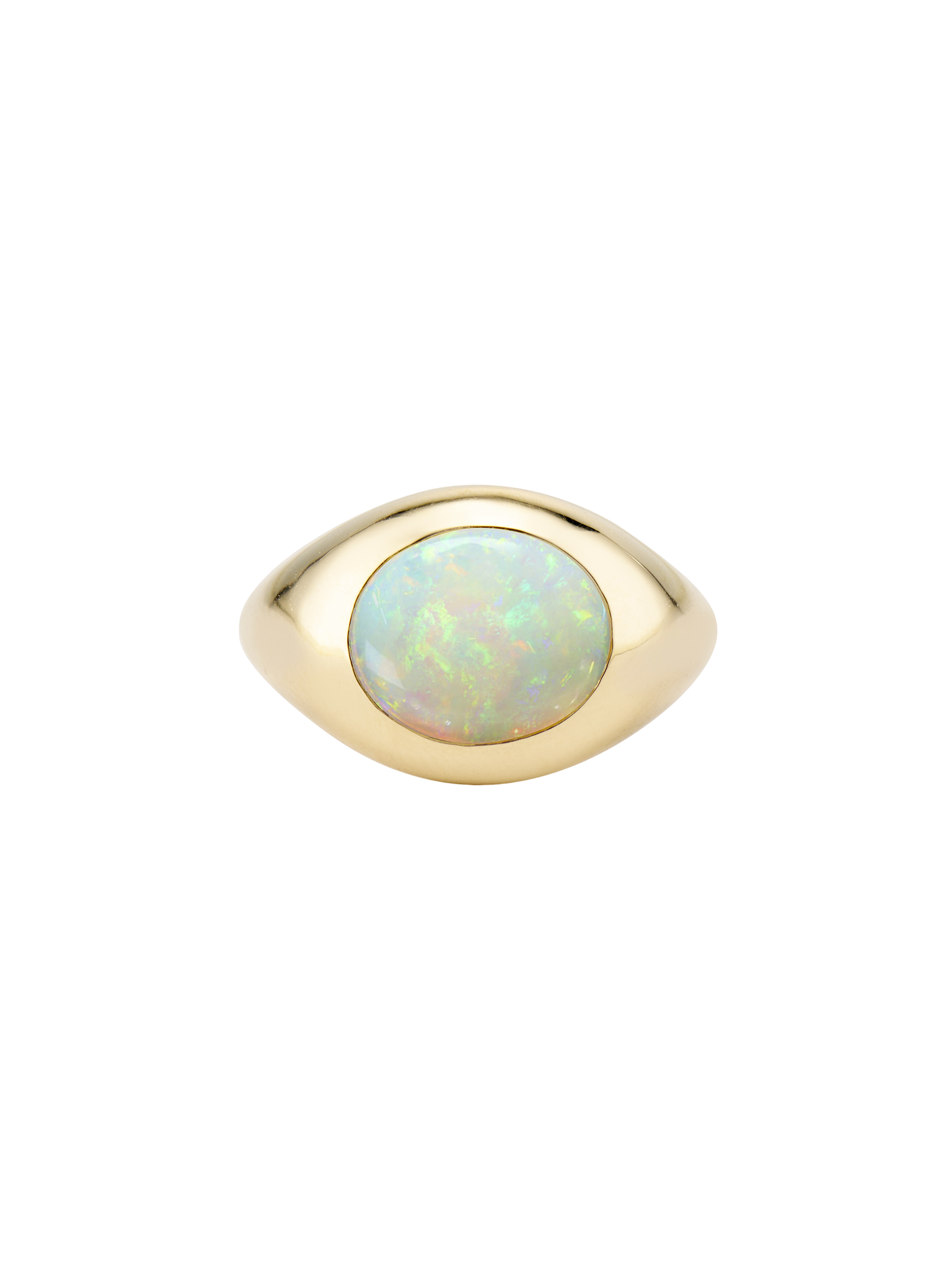Opal bubble ring