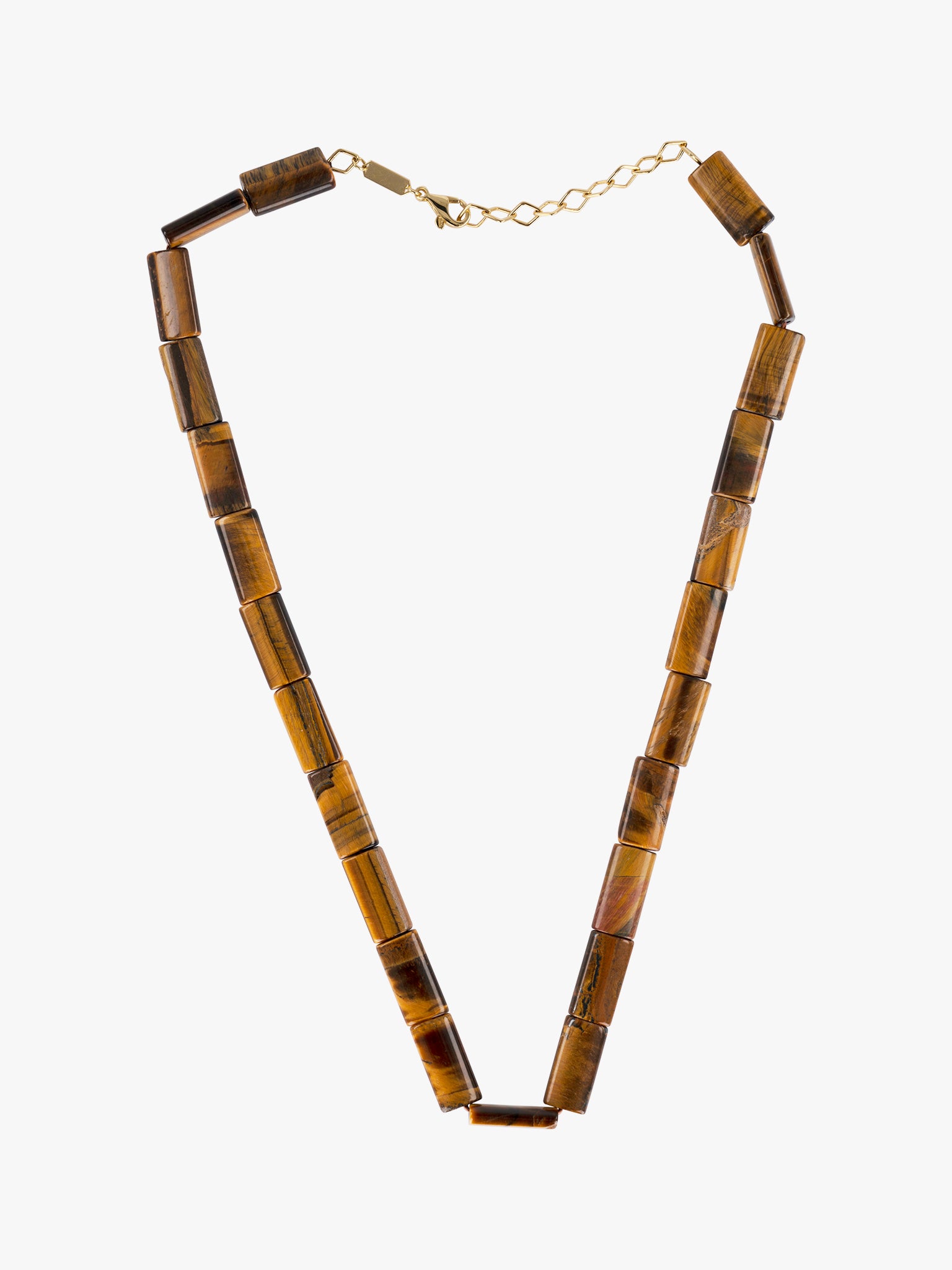 Tiger's eye bead necklace