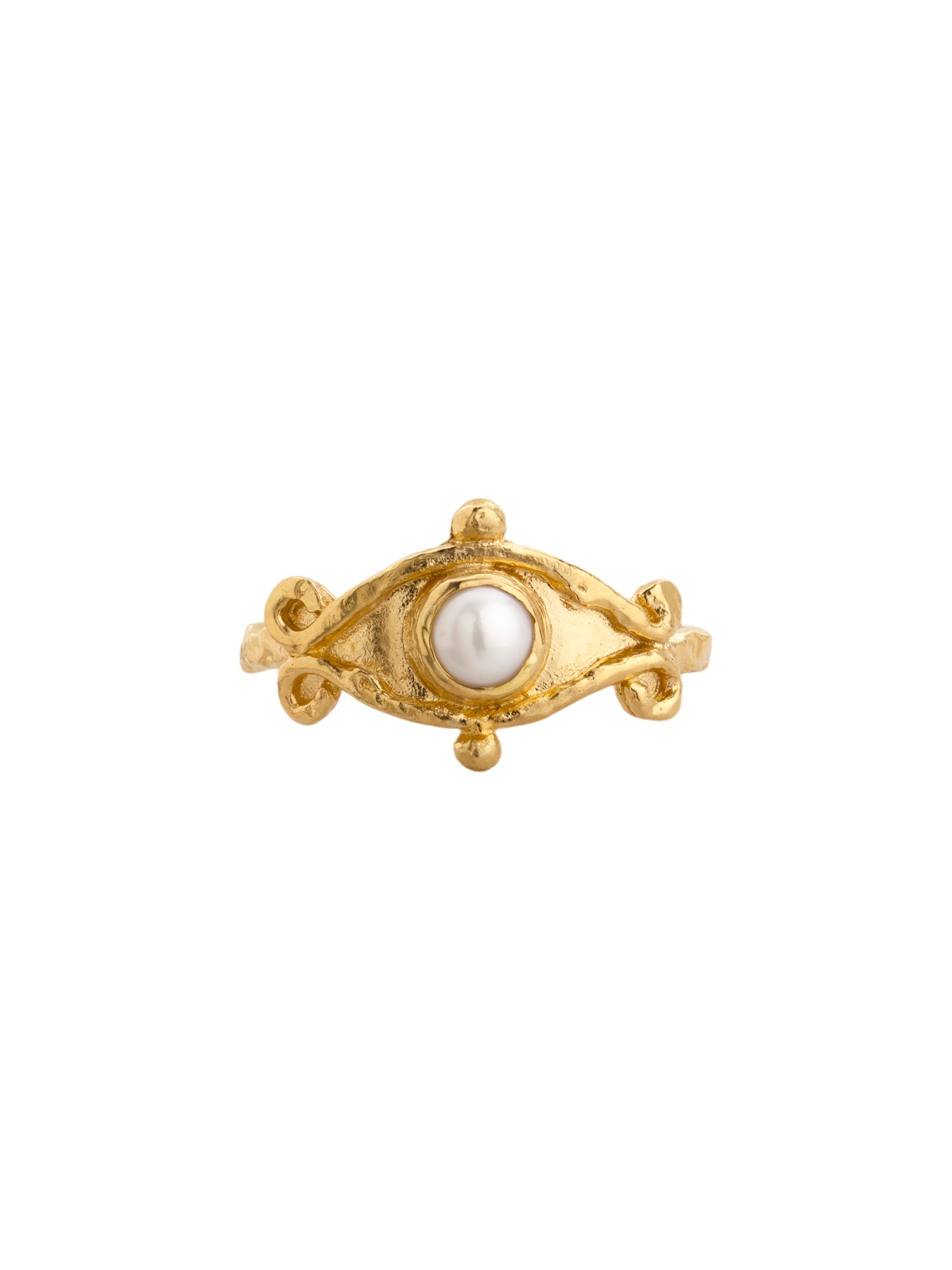 Mana ring in gold vermeil