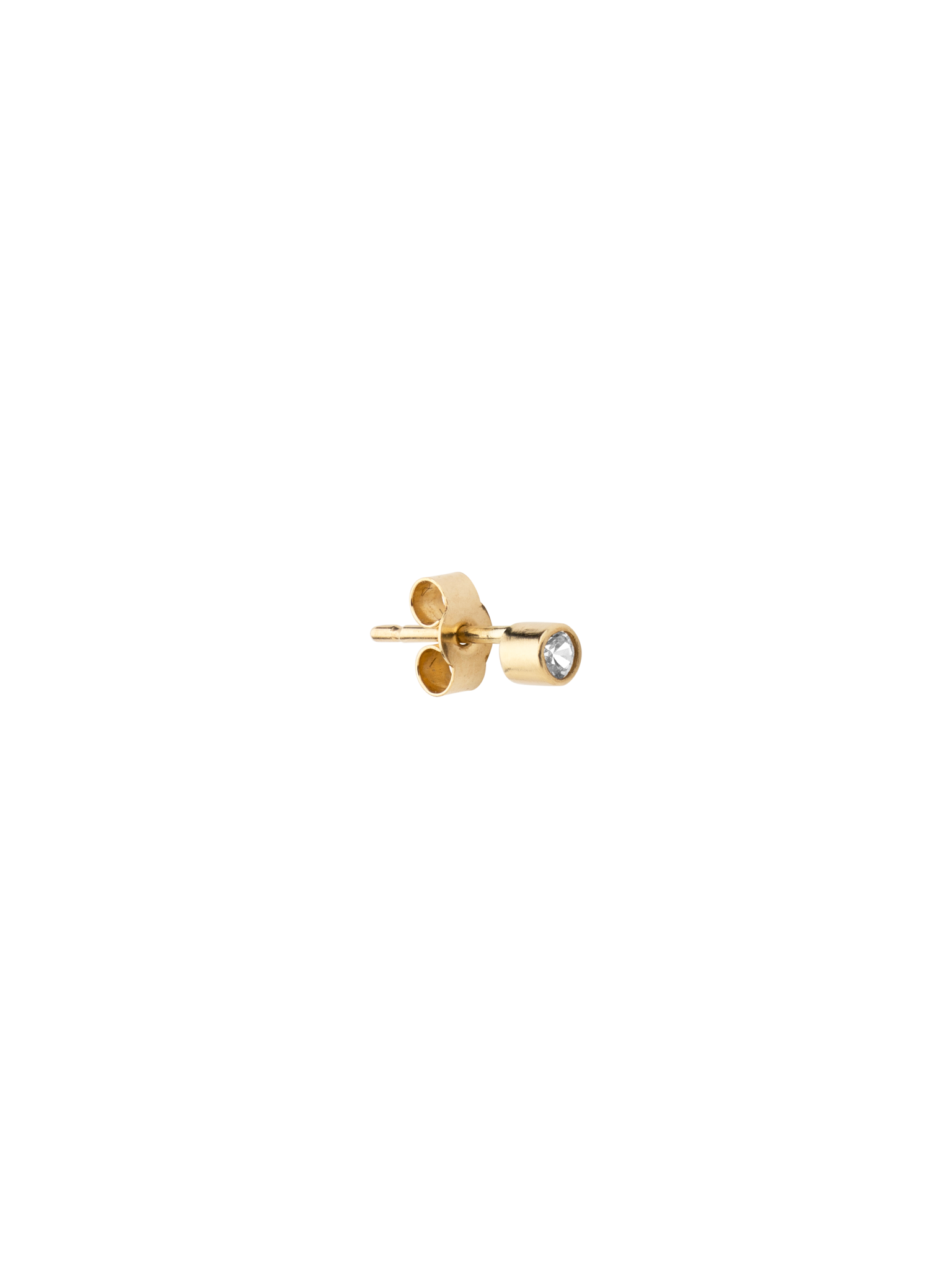 Gold dot earring