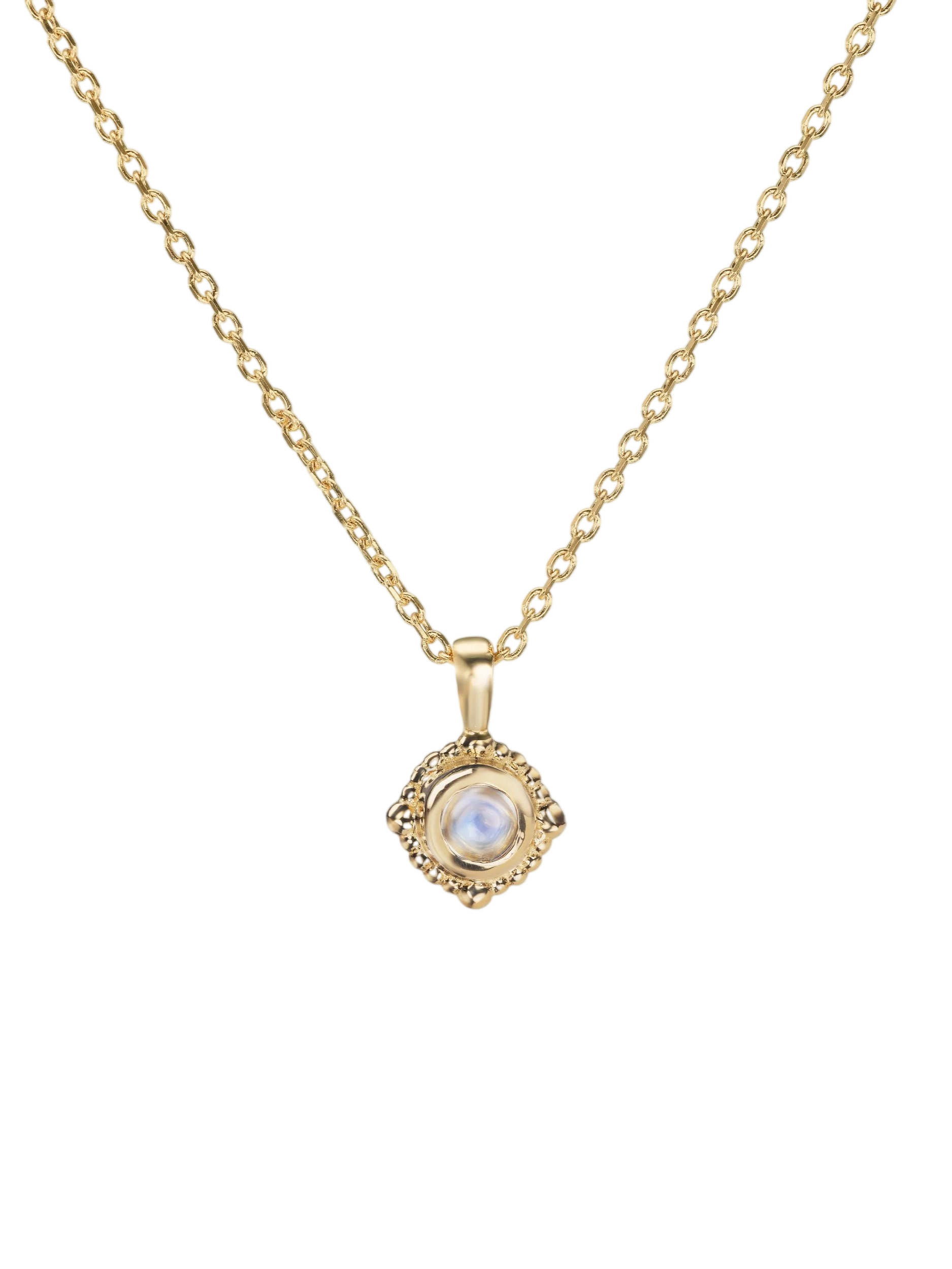 mari necklace, moonstone