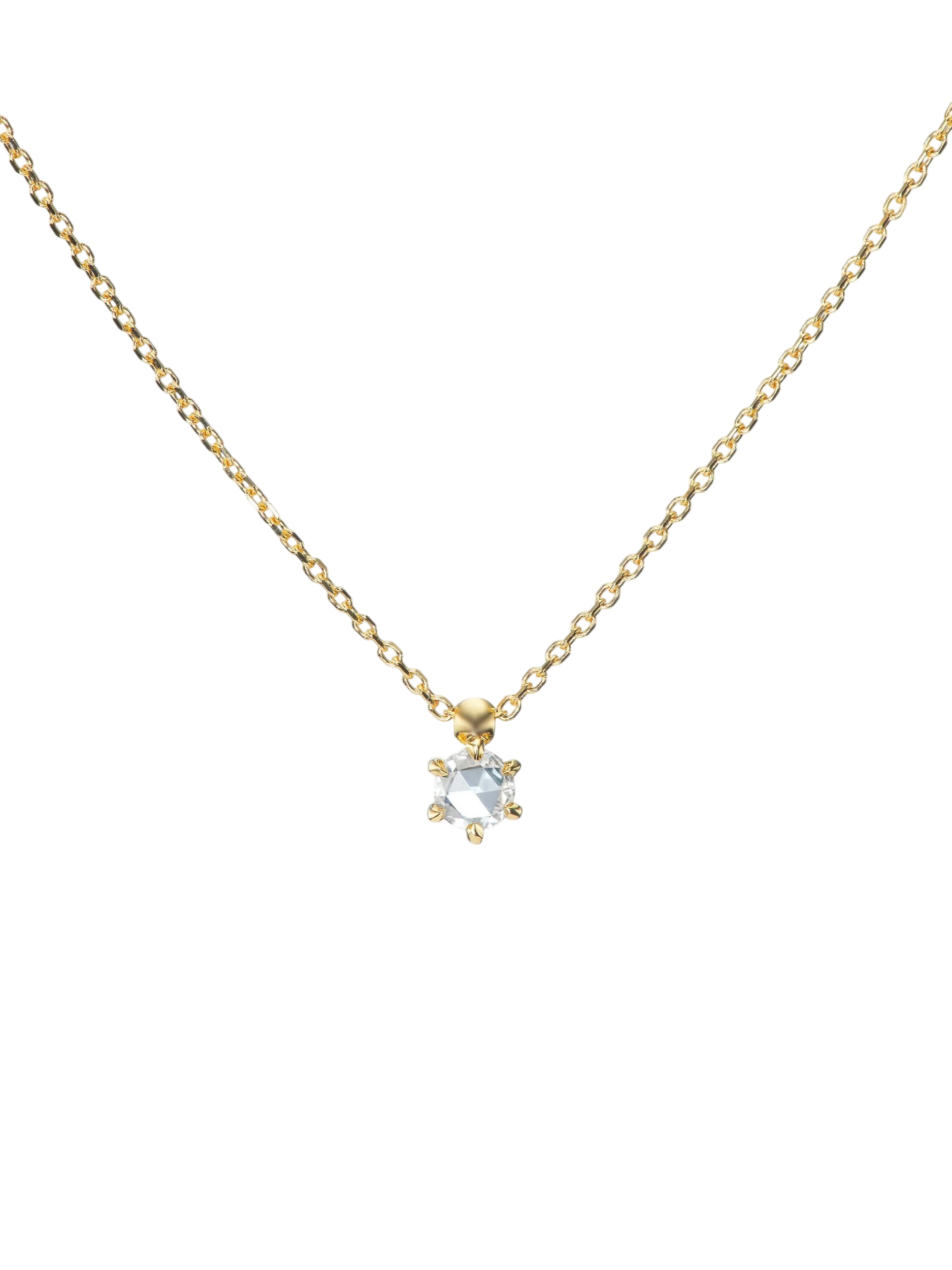 astor necklace, rose cut