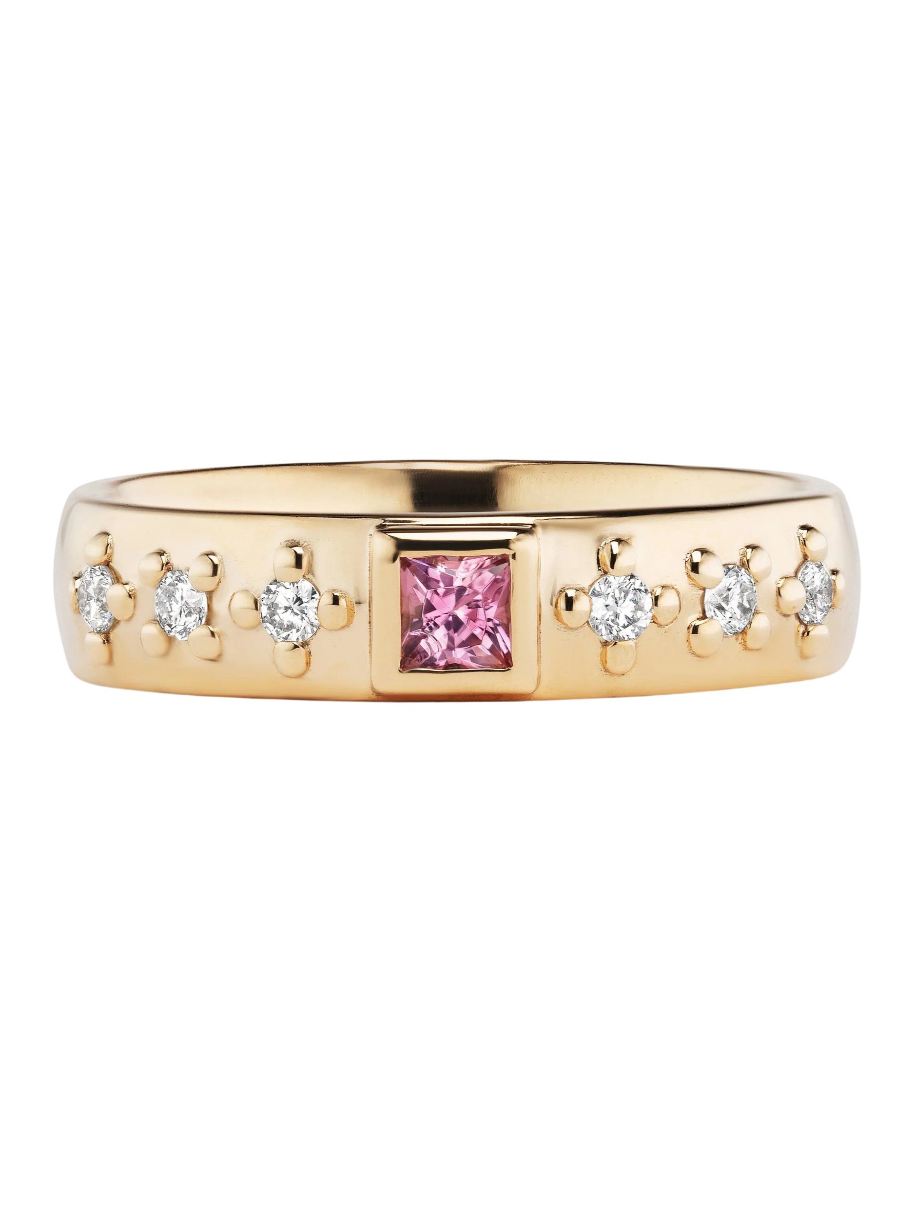 hera band, pink tourmaline