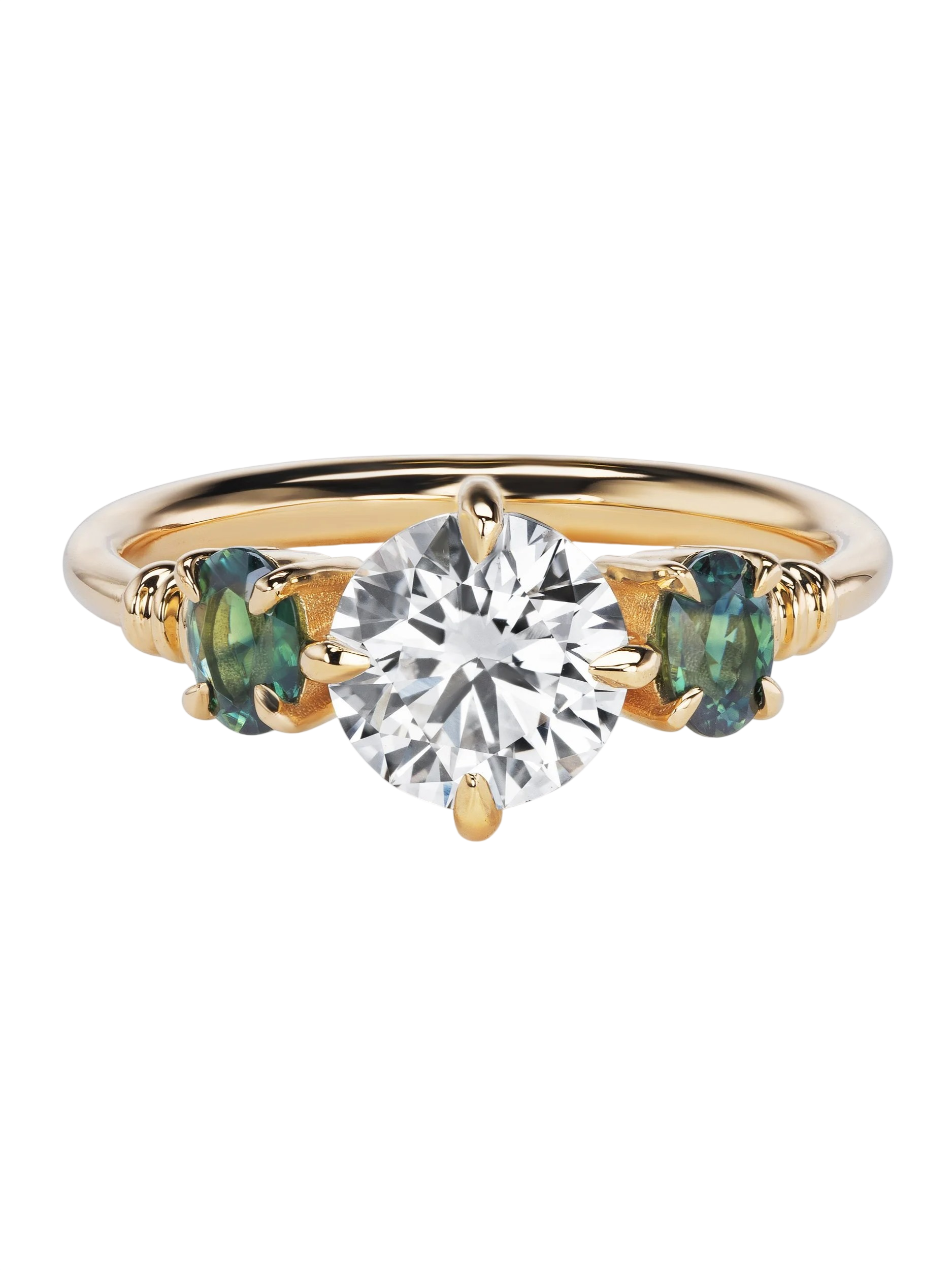 clancy ring, diamond & sapphire