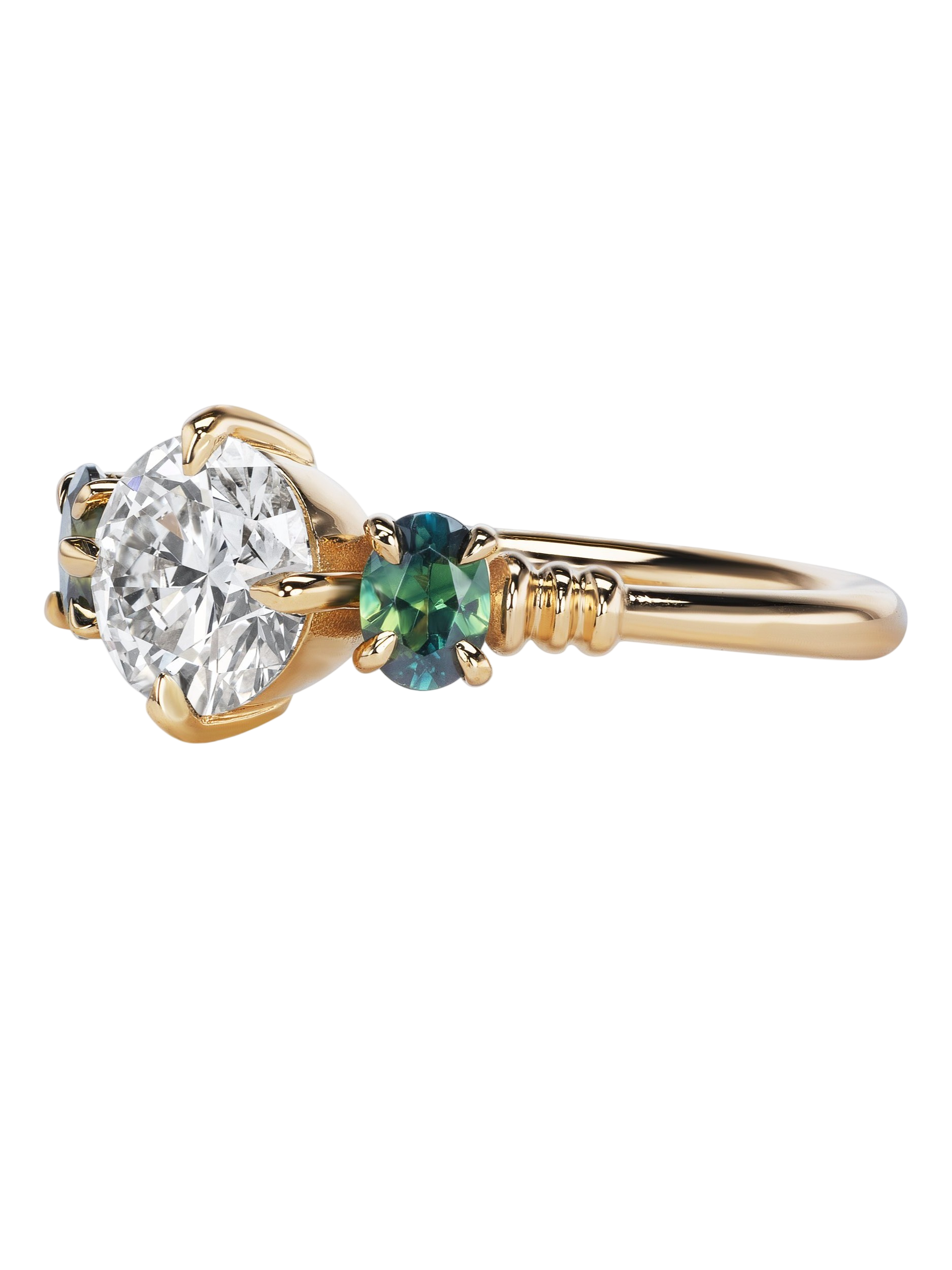 clancy ring, diamond & sapphire