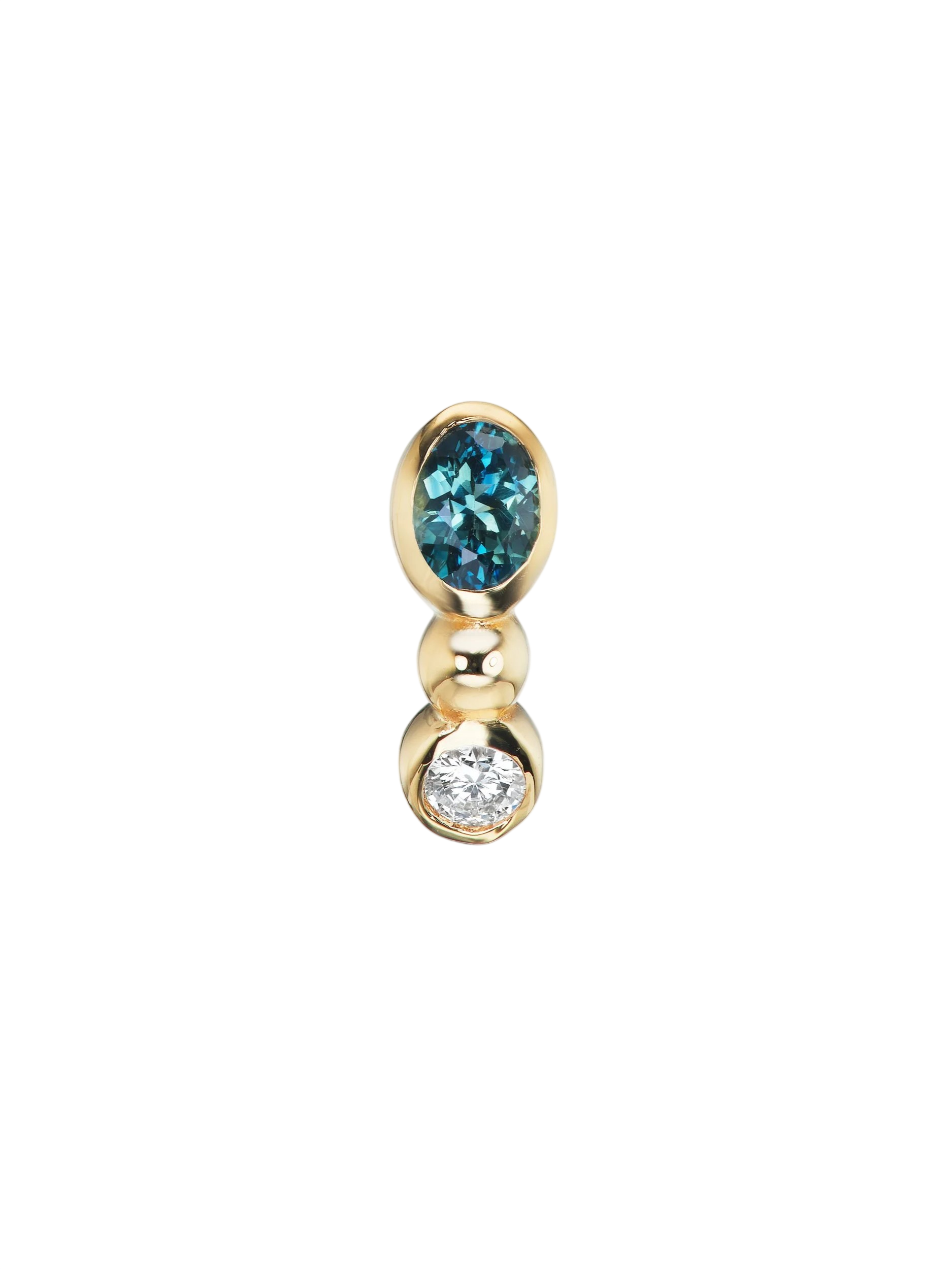 rowan earring, sapphire