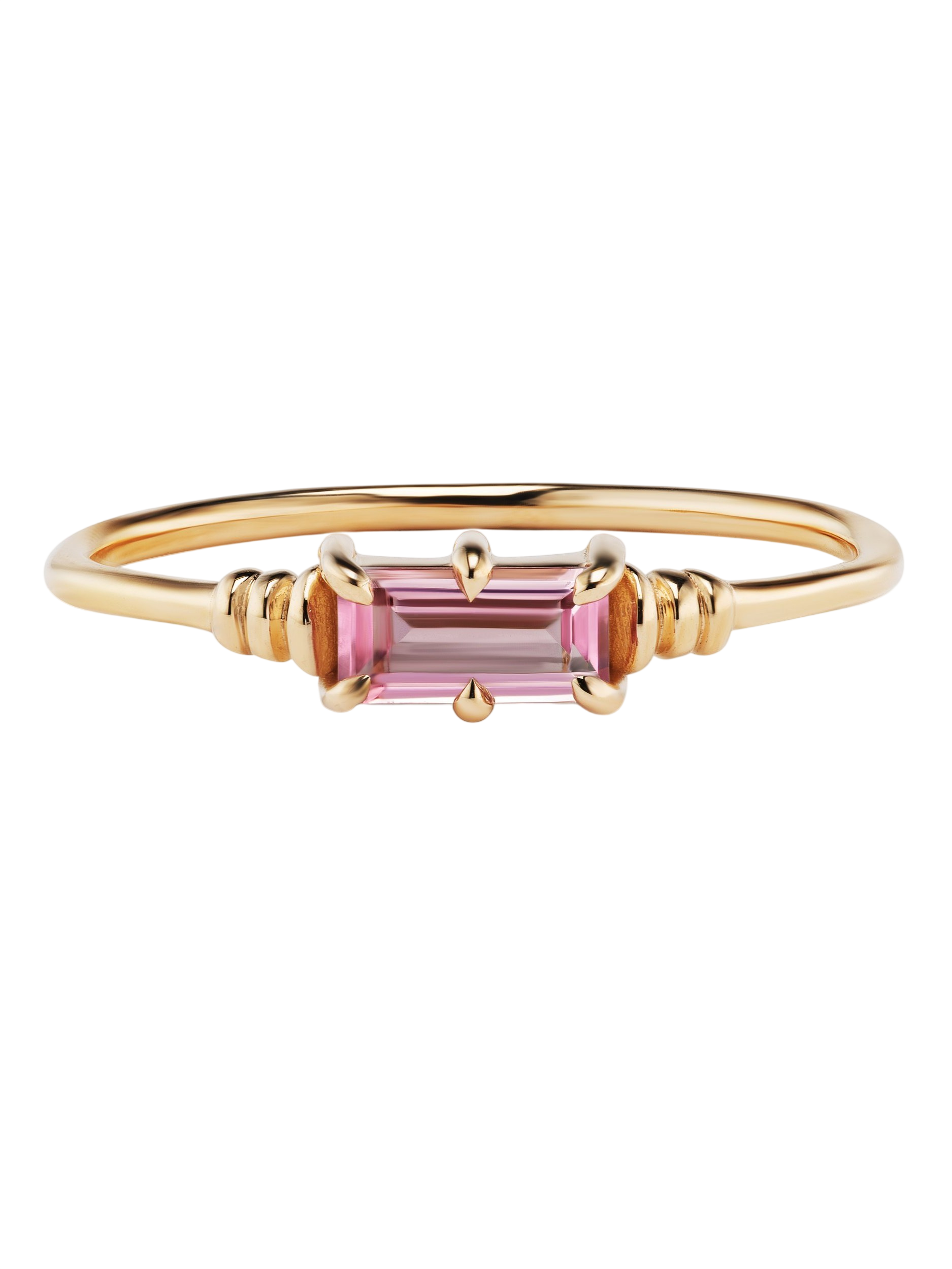 vela ring, pink tourmaline
