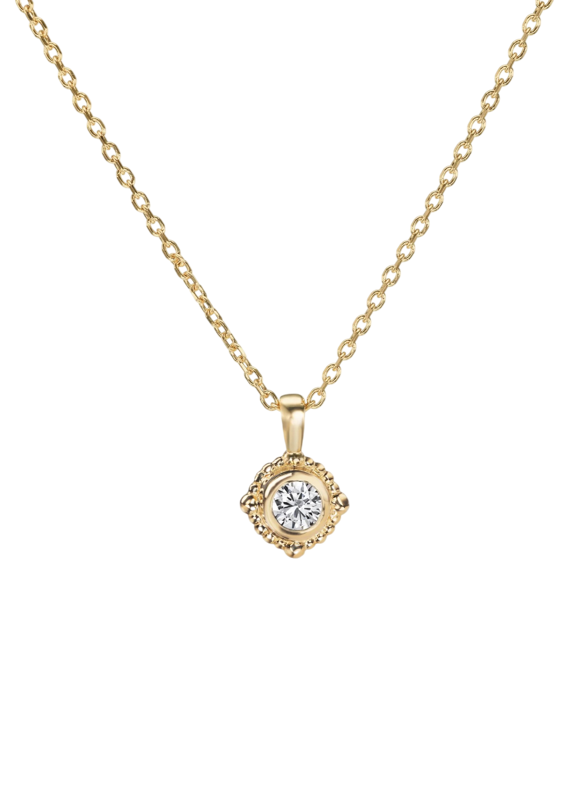 mari necklace, diamond
