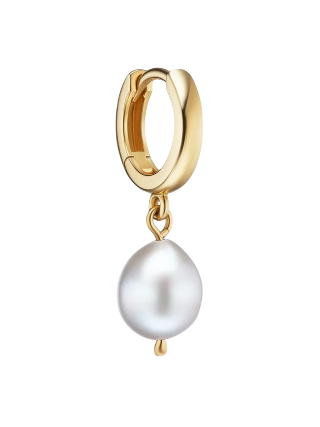 vesper pearl hoops photo