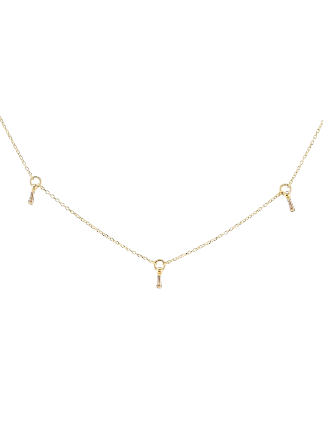 petite echo collar, diamond photo