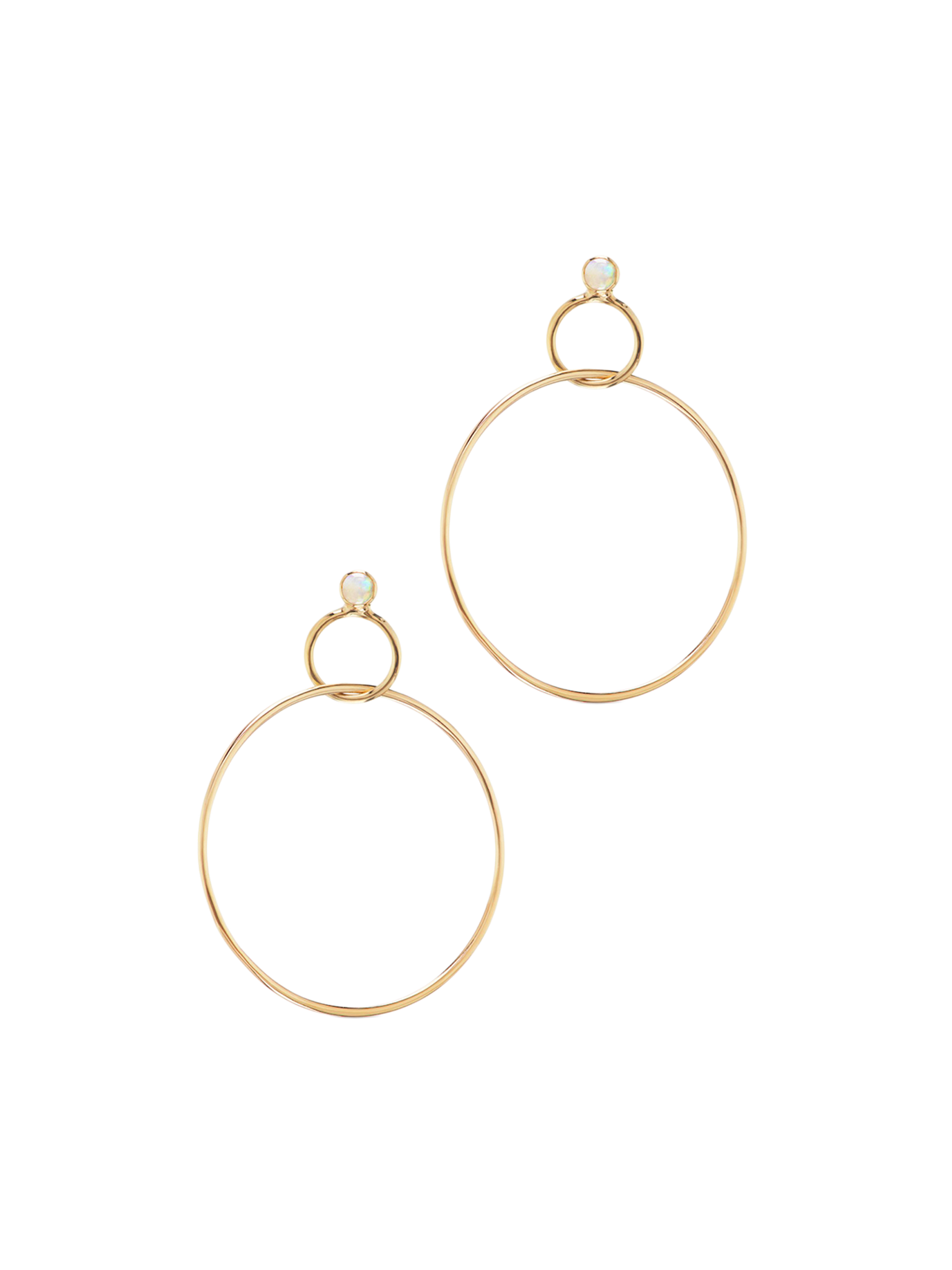 Here my love hoops opal