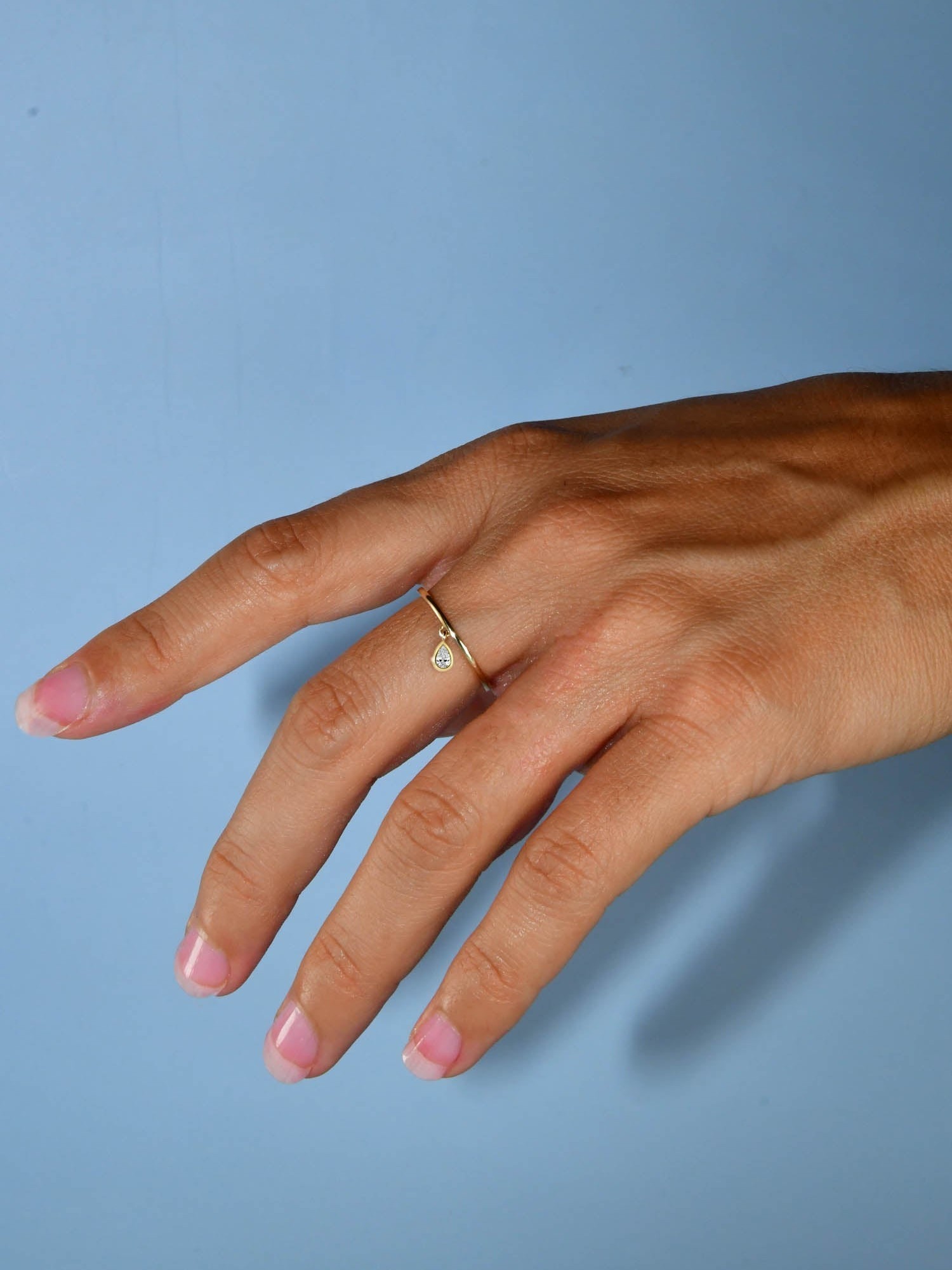 Diamond Dangle Ring