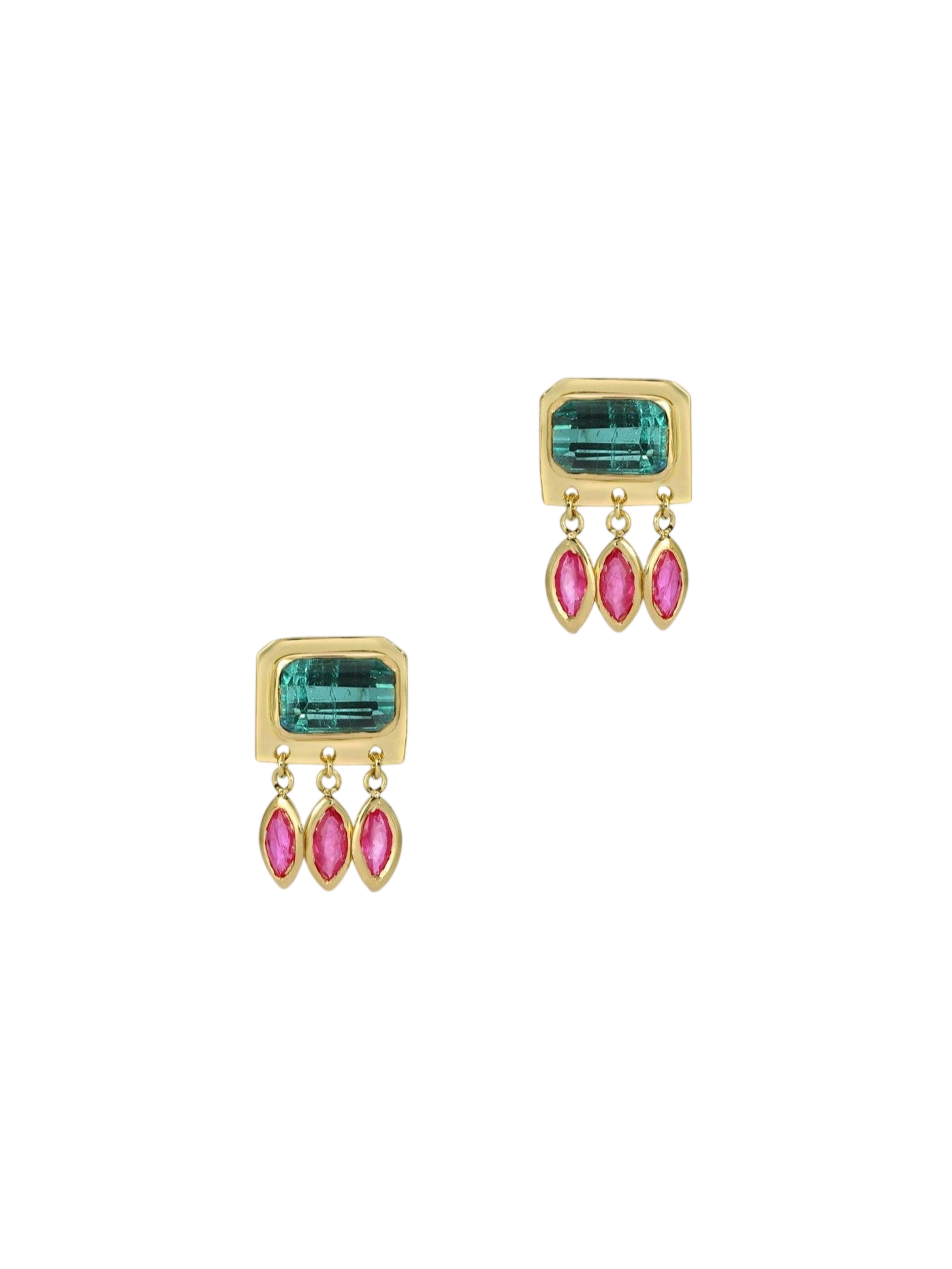 Raindrop Earrings in Topaz