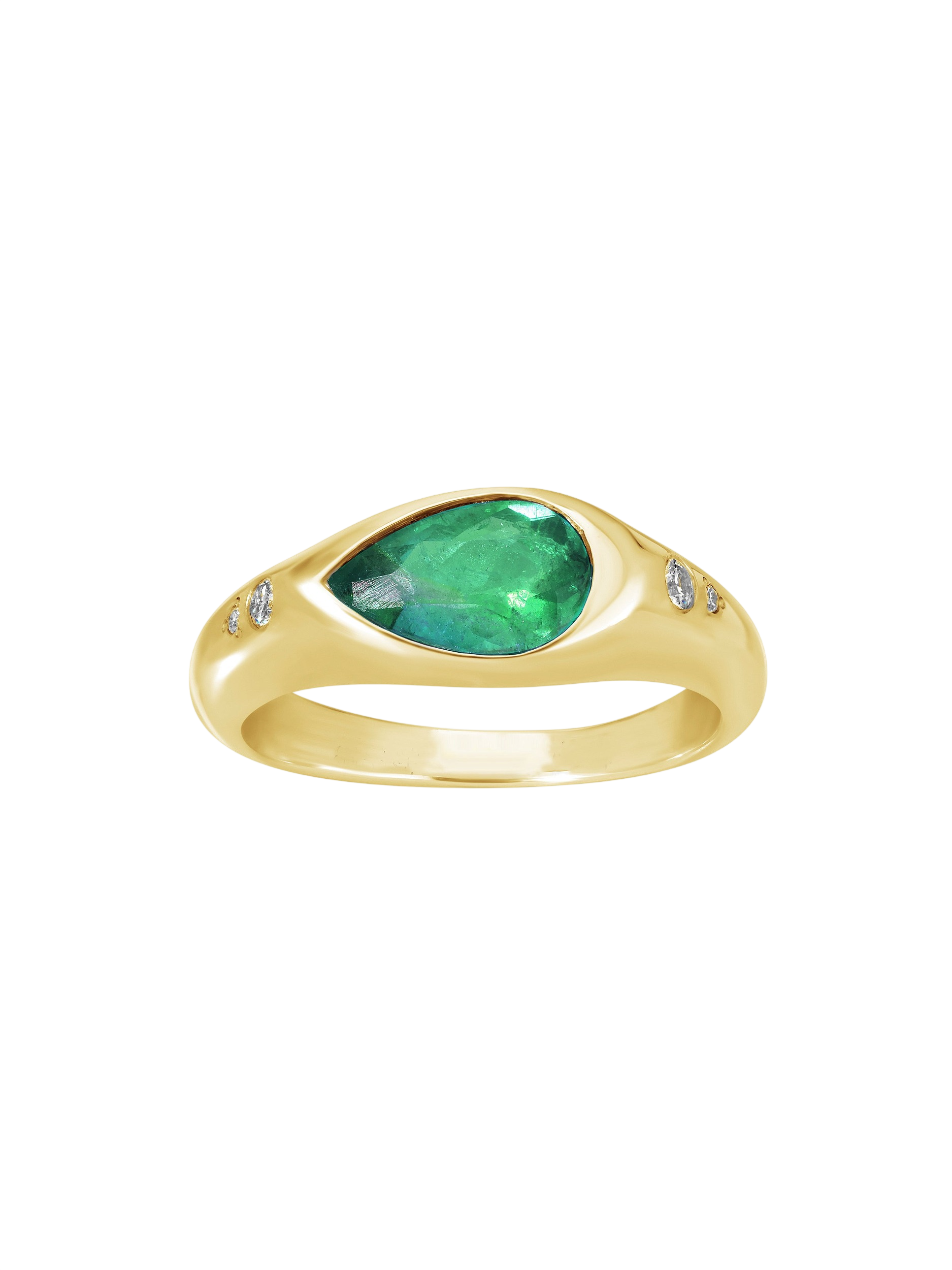 Shooting Star Emerald Ring photo
