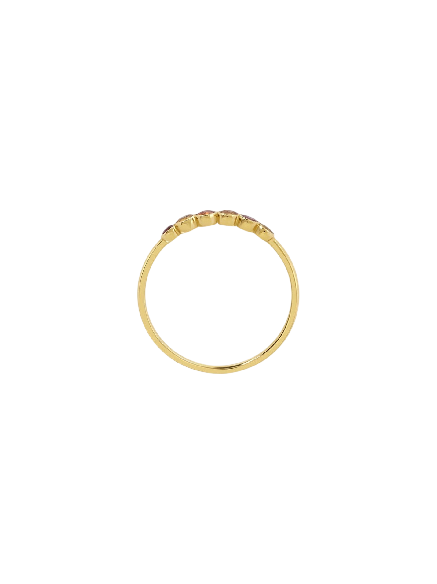 Sapphire Sunset Ring