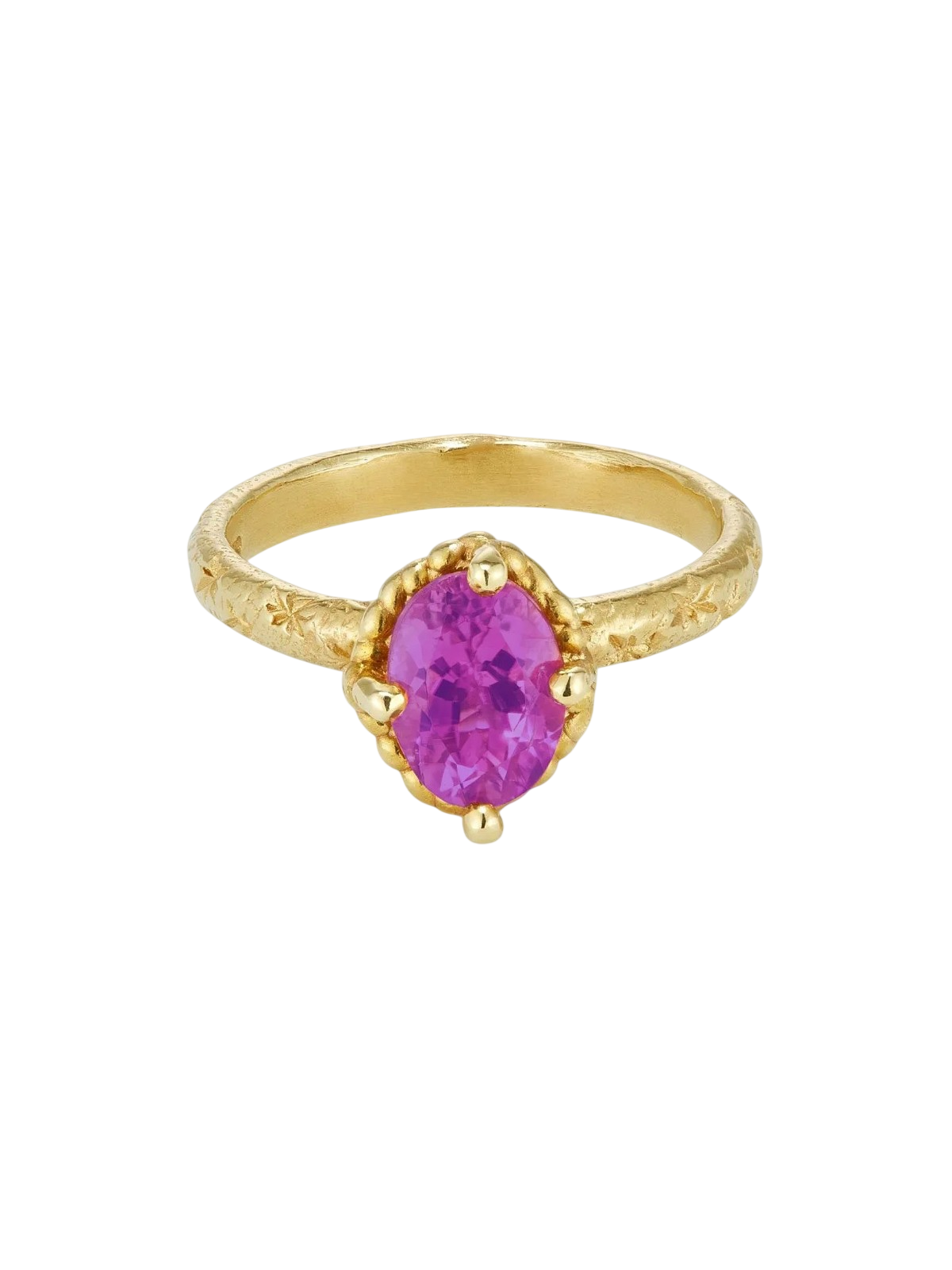 Amethyst Solitaire Ring photo