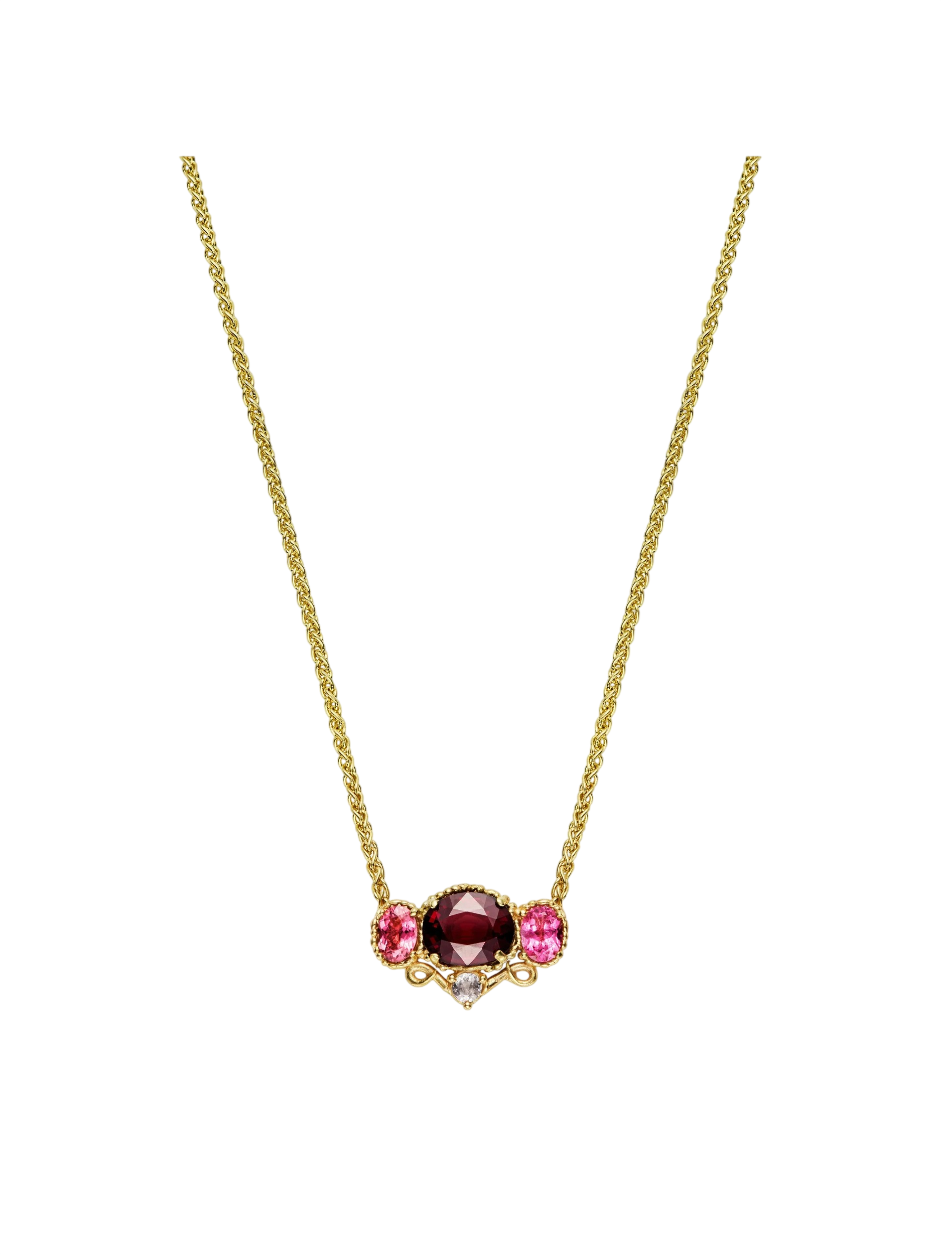Red & Pink Totem Necklace photo