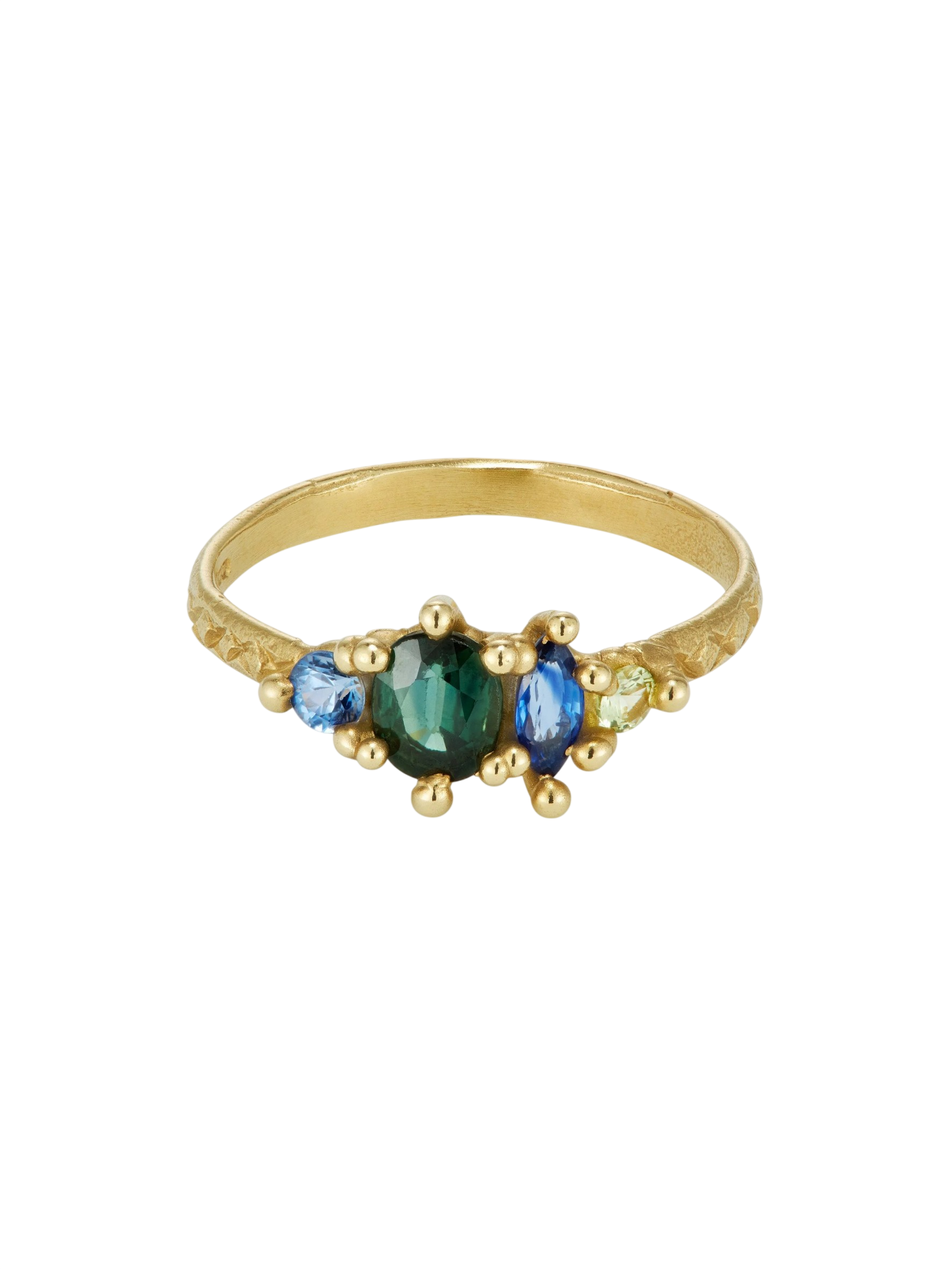 Blue & Green Harlequin Ring photo