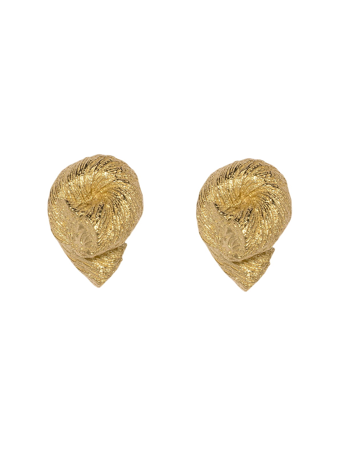 Cord - Gold Plated Earrings photo