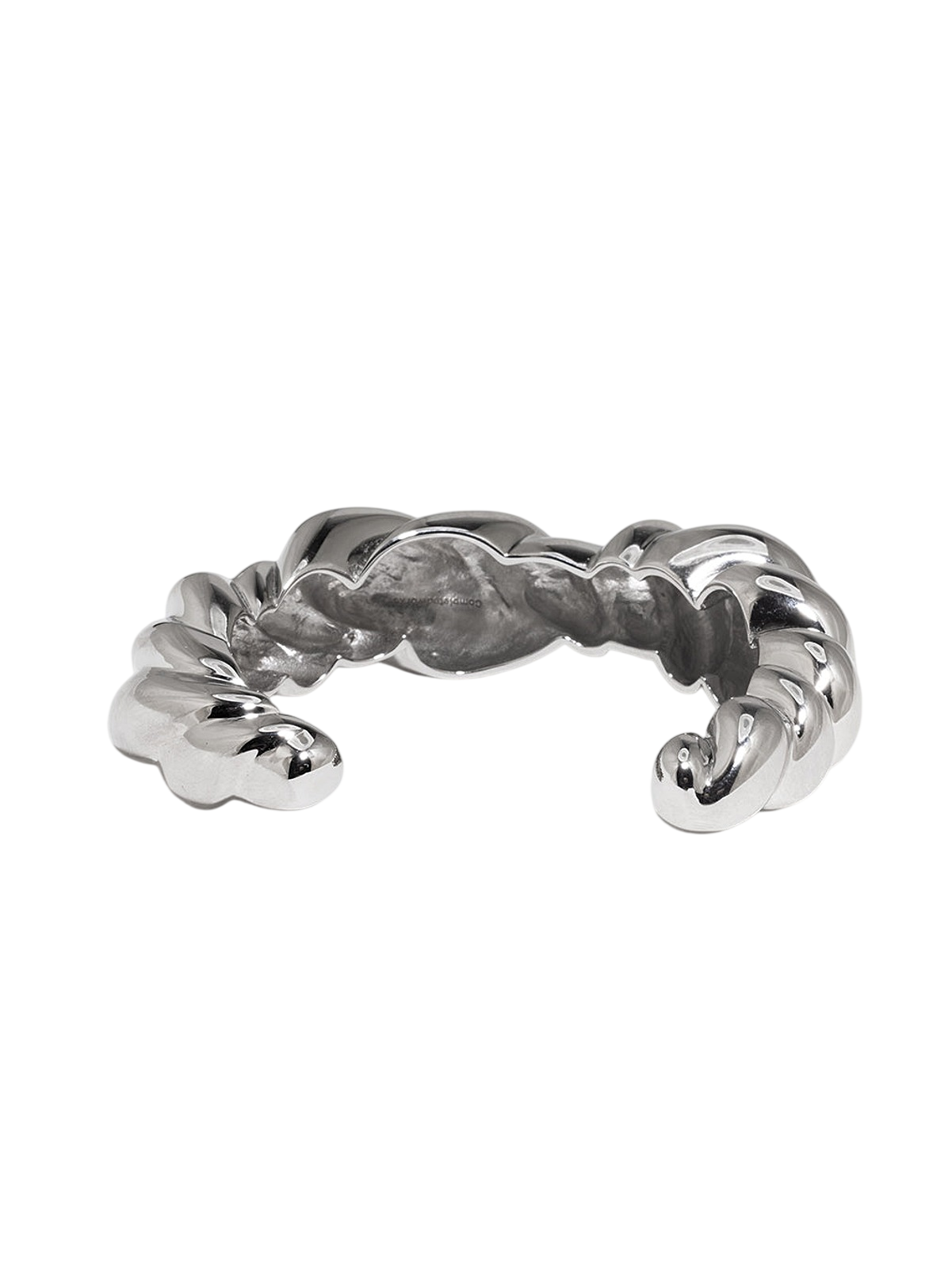 Meandering - Rhodium Plated Cuff