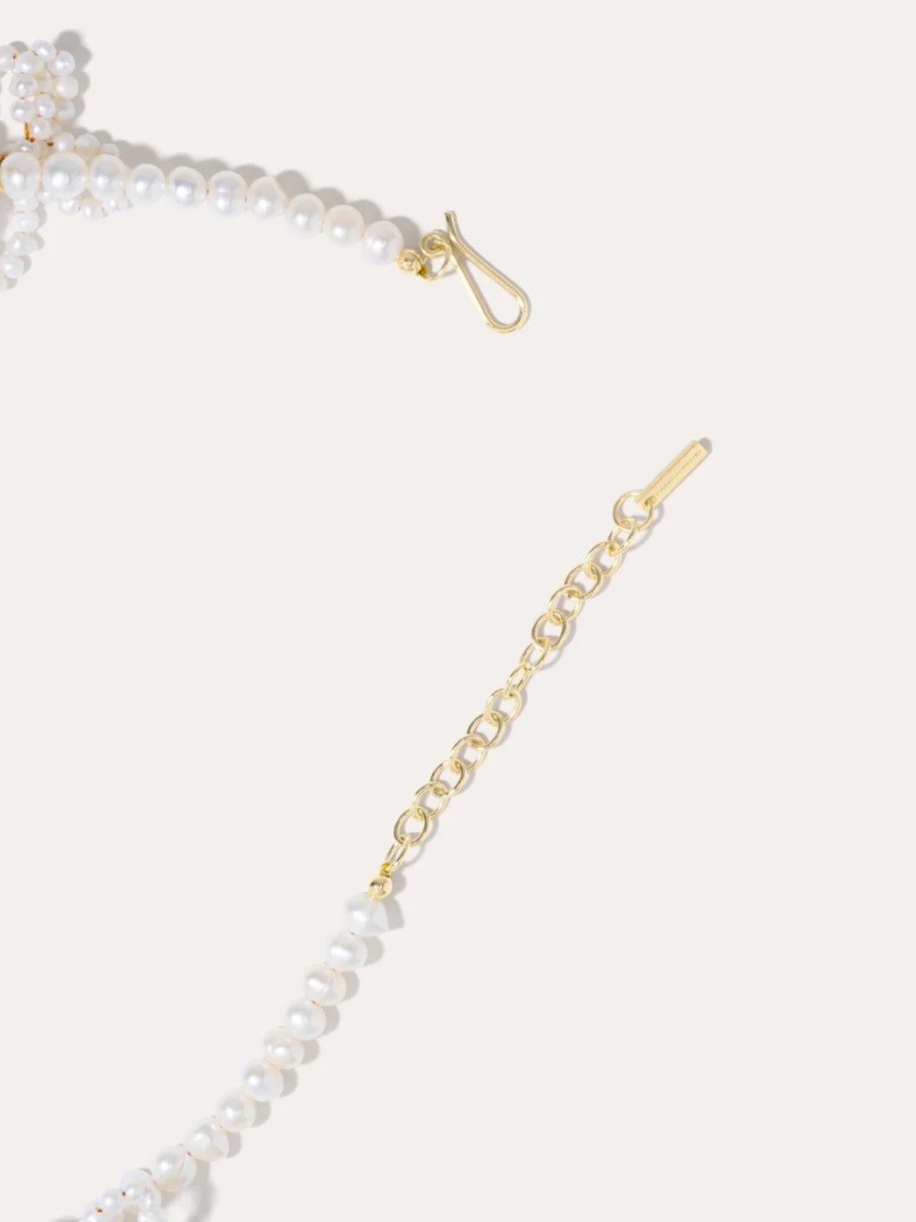 P142 Pearl and Recycled Gold Vermeil Necklace