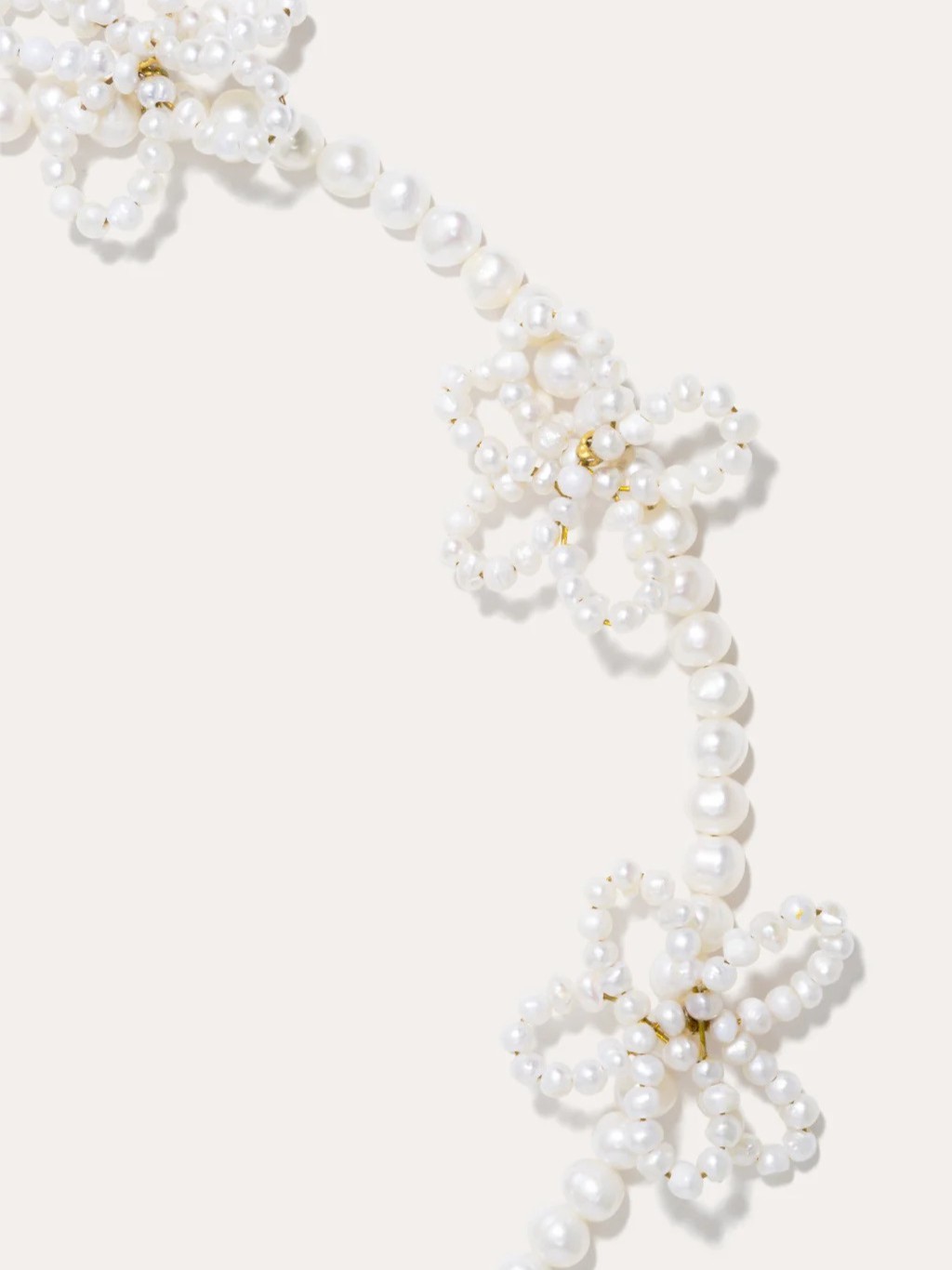 P142 Pearl and Recycled Gold Vermeil Necklace