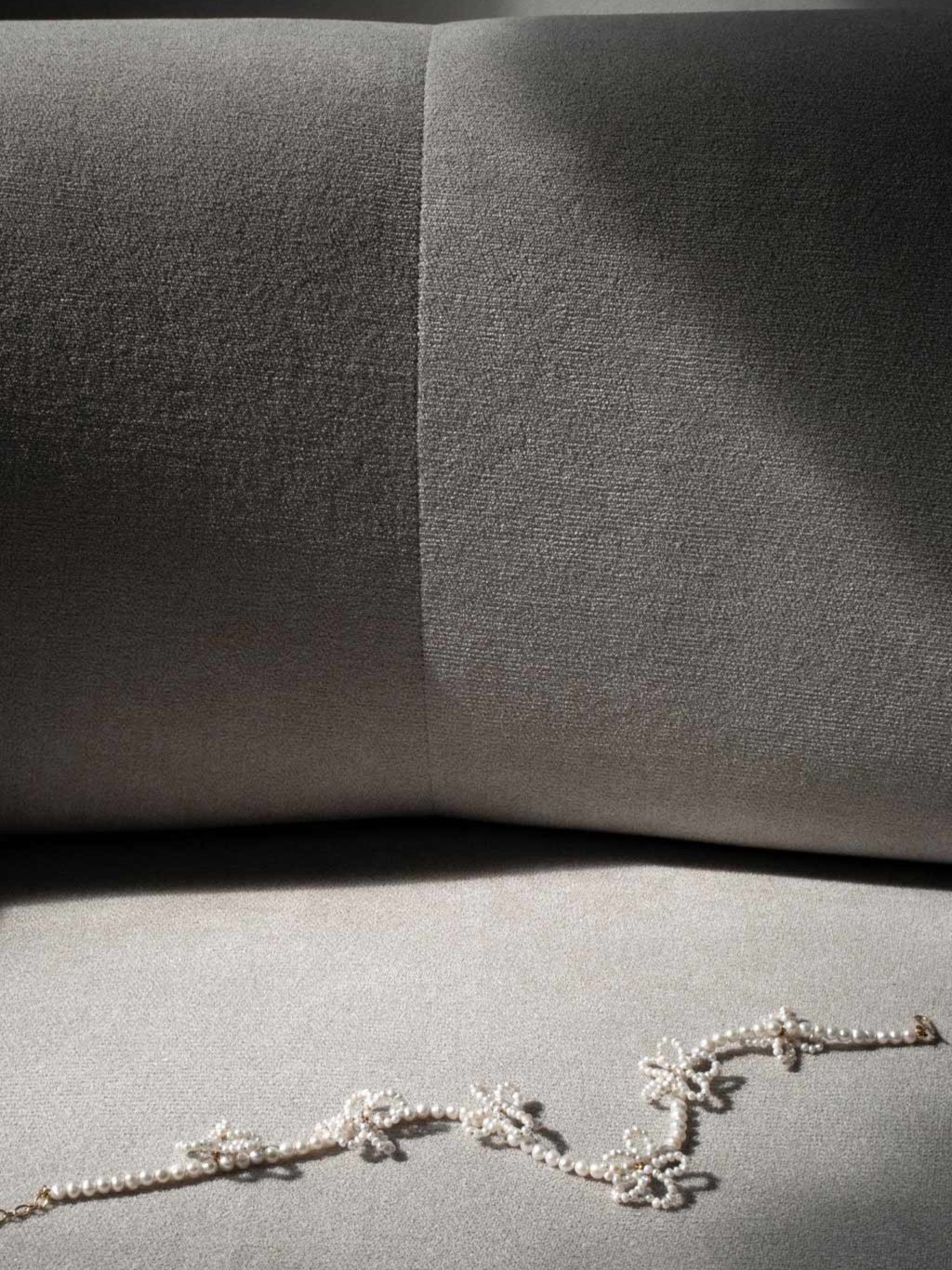 P142 Pearl and Recycled Gold Vermeil Necklace