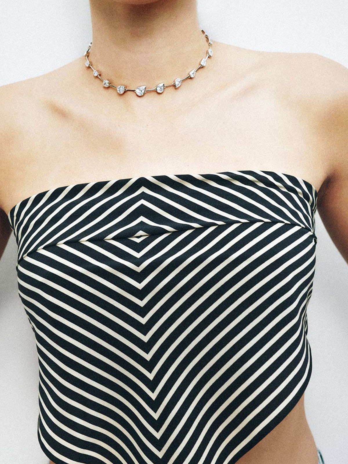 Myriad - Zirconia and Recycled Silver Necklace