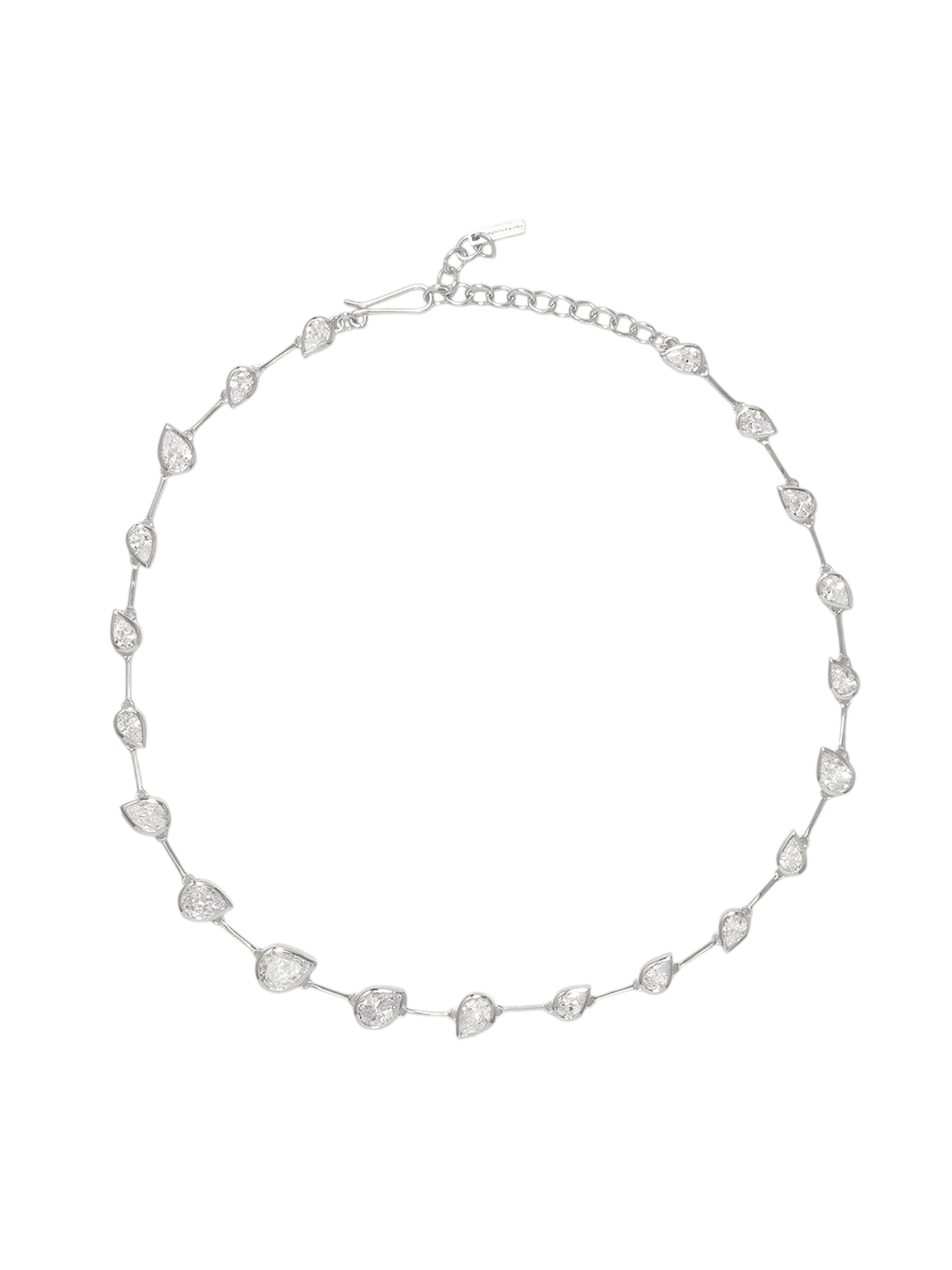 Myriad - Zirconia and Recycled Silver Necklace photo