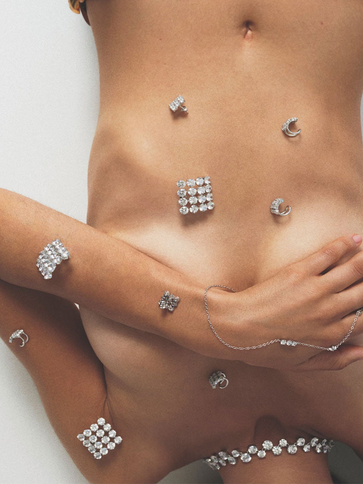 Juggernaut - Zirconia and Rhodium Plated Necklace