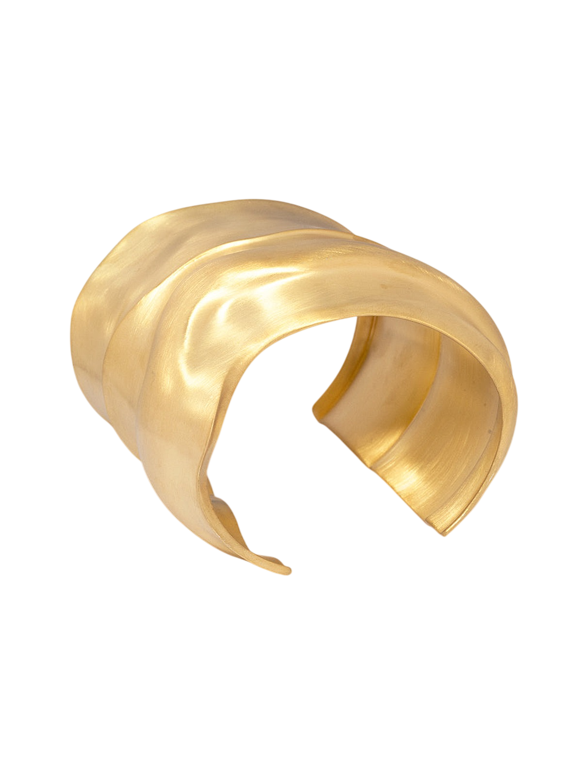 Foreshore - Satin Gold Plated Cuff