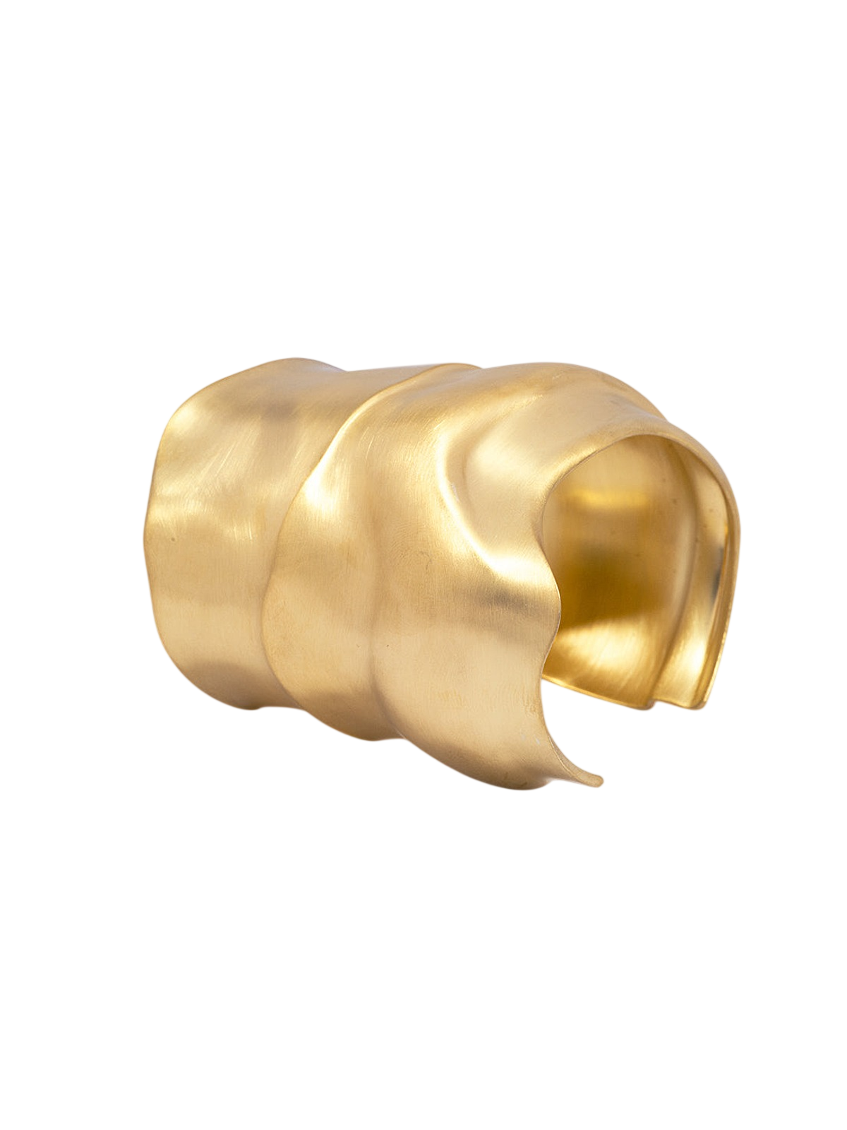 Foreshore - Satin Gold Plated Cuff