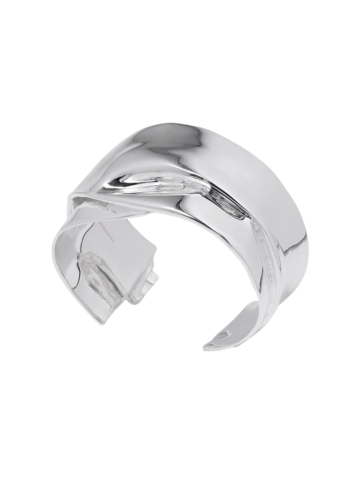 Soggy Envelope - Silver Plated Cuff