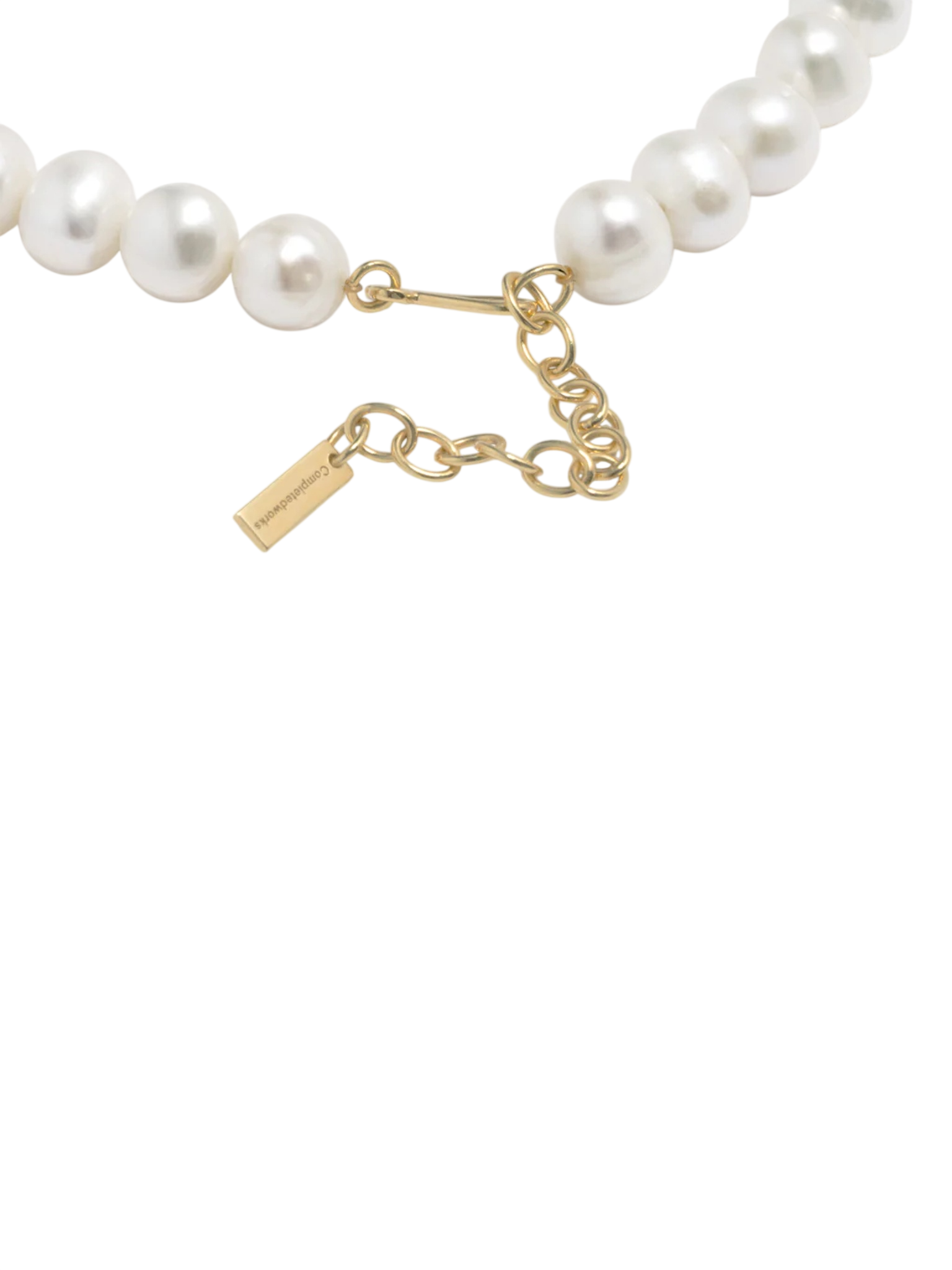 P238 Pearl and Recycled Gold Vermeil Necklace