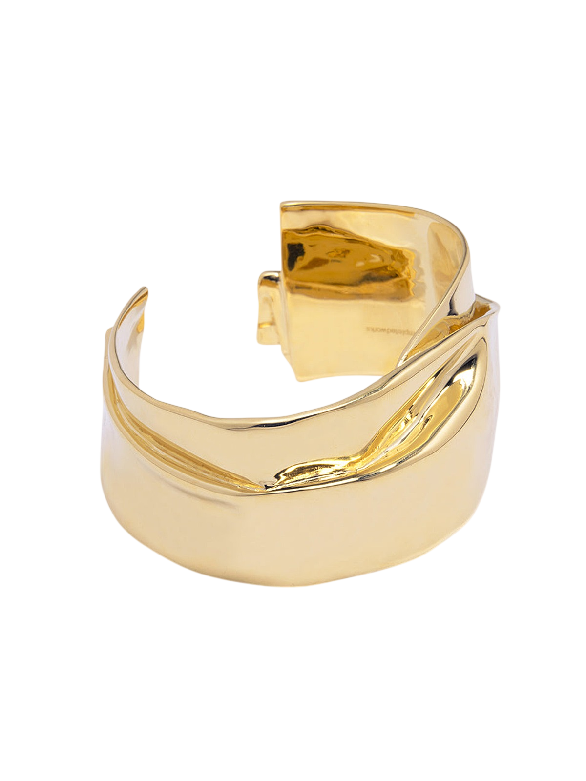 Soggy Envelope - Gold Plated Cuff