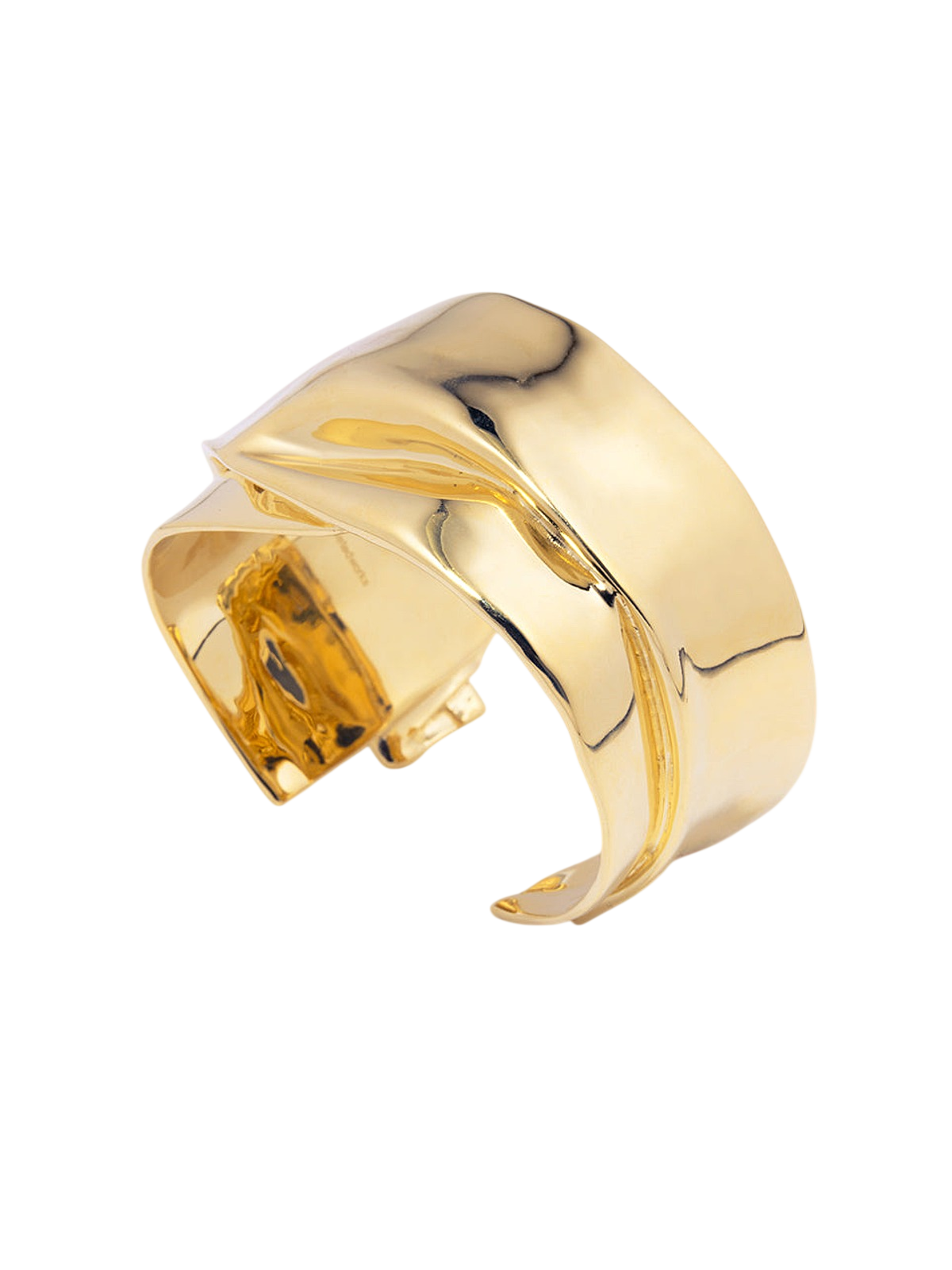 Soggy Envelope - Gold Plated Cuff